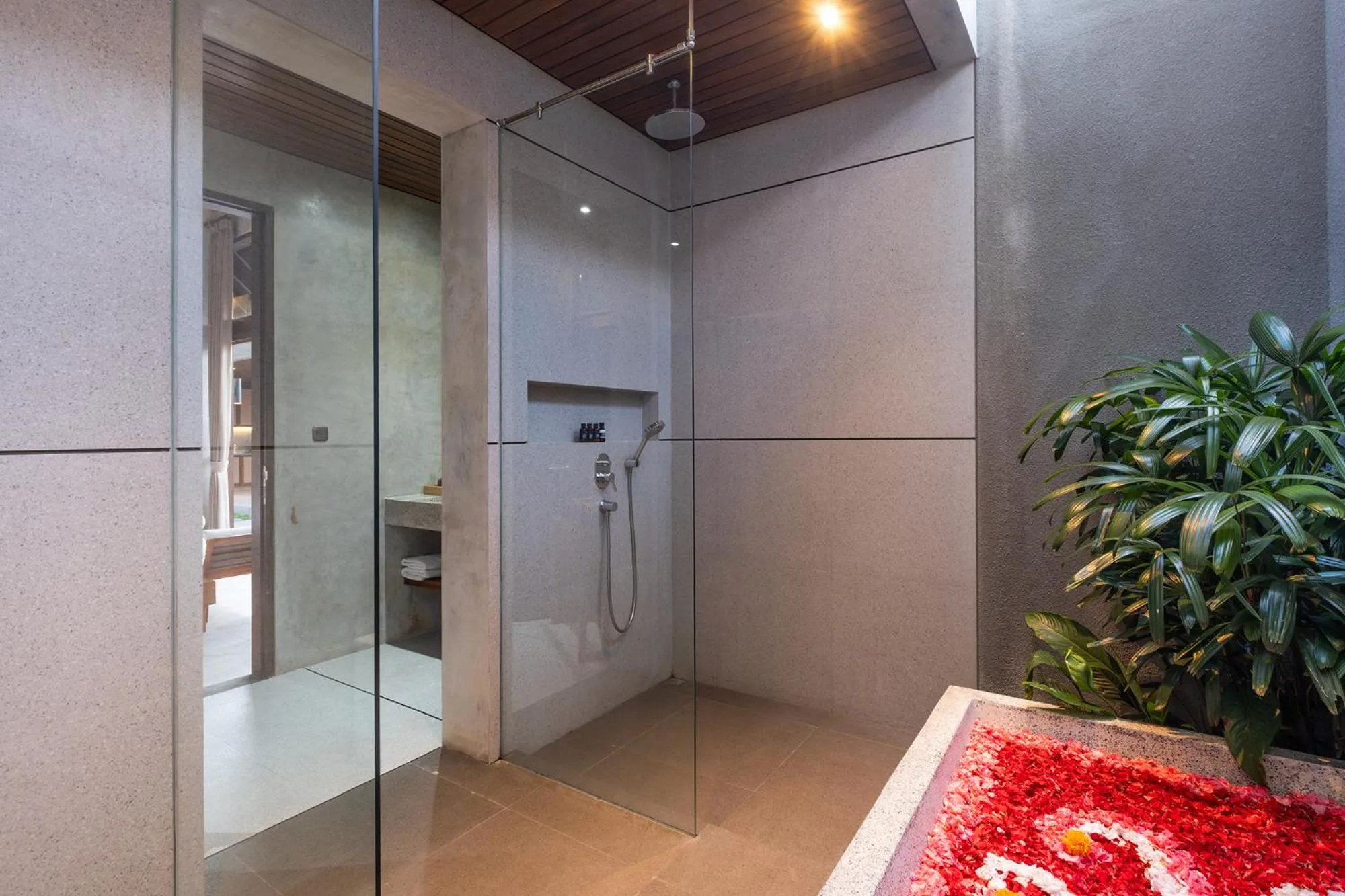 Shower in Taman Dharmawangsa Suites