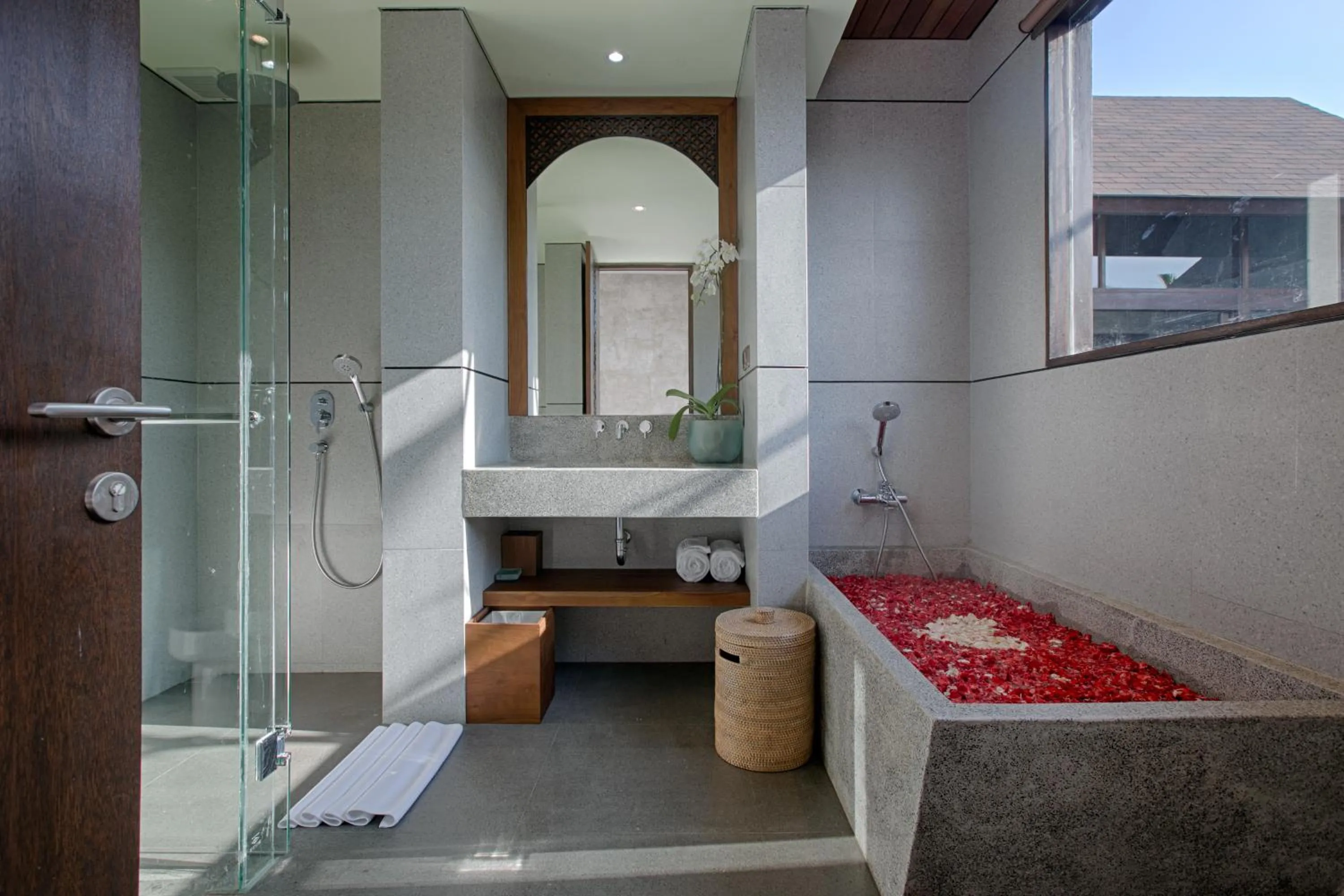 Bathroom in Taman Dharmawangsa Suites