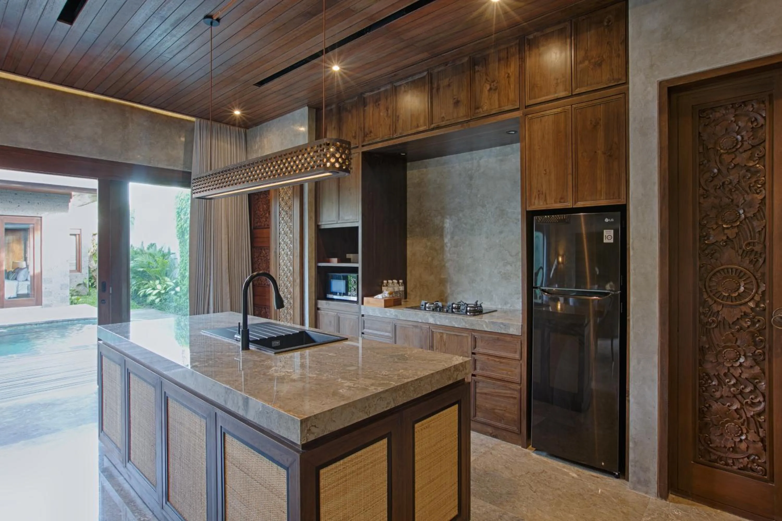 Kitchen or kitchenette in Taman Dharmawangsa Suites