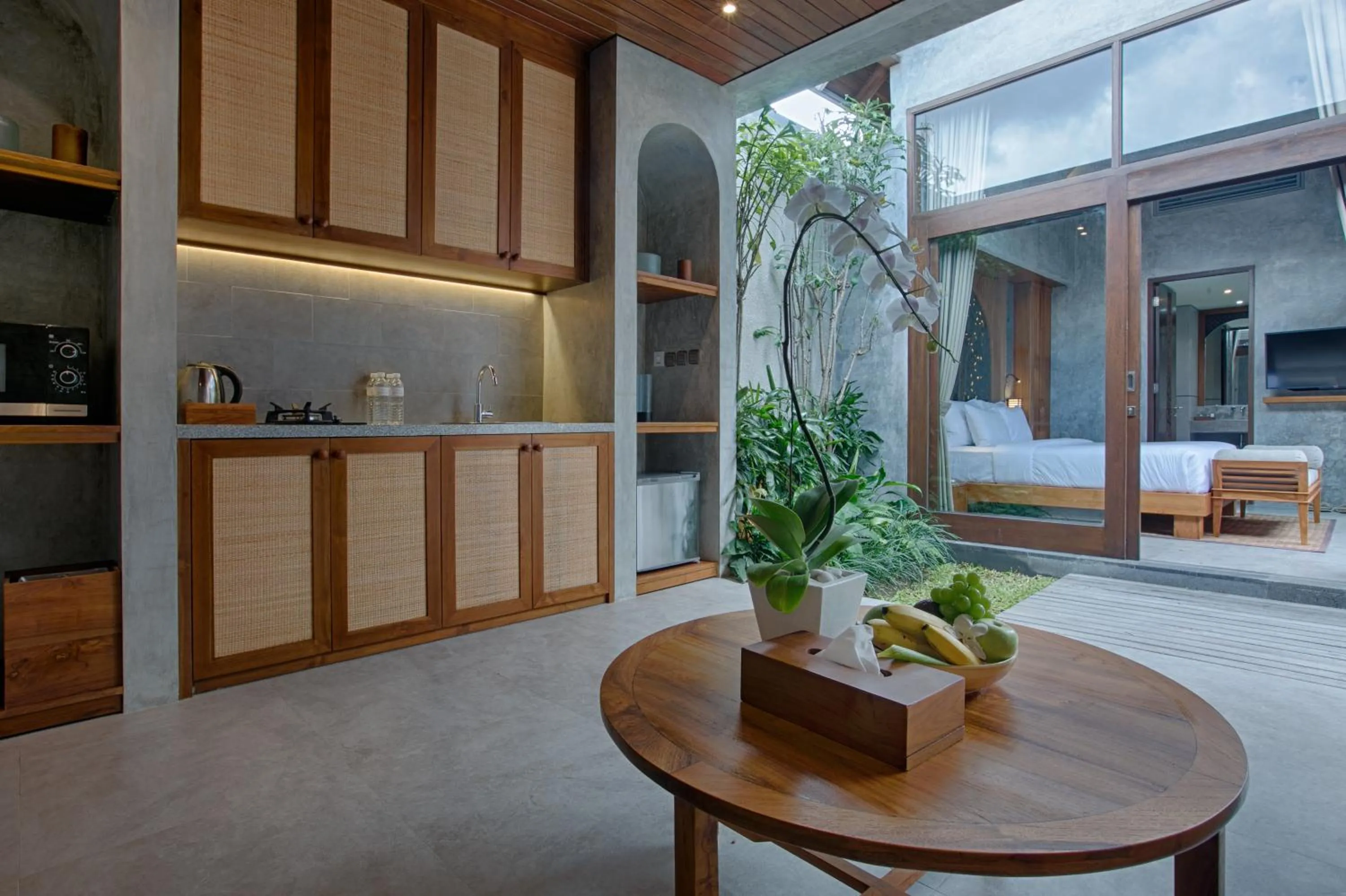 Kitchen or kitchenette in Taman Dharmawangsa Suites