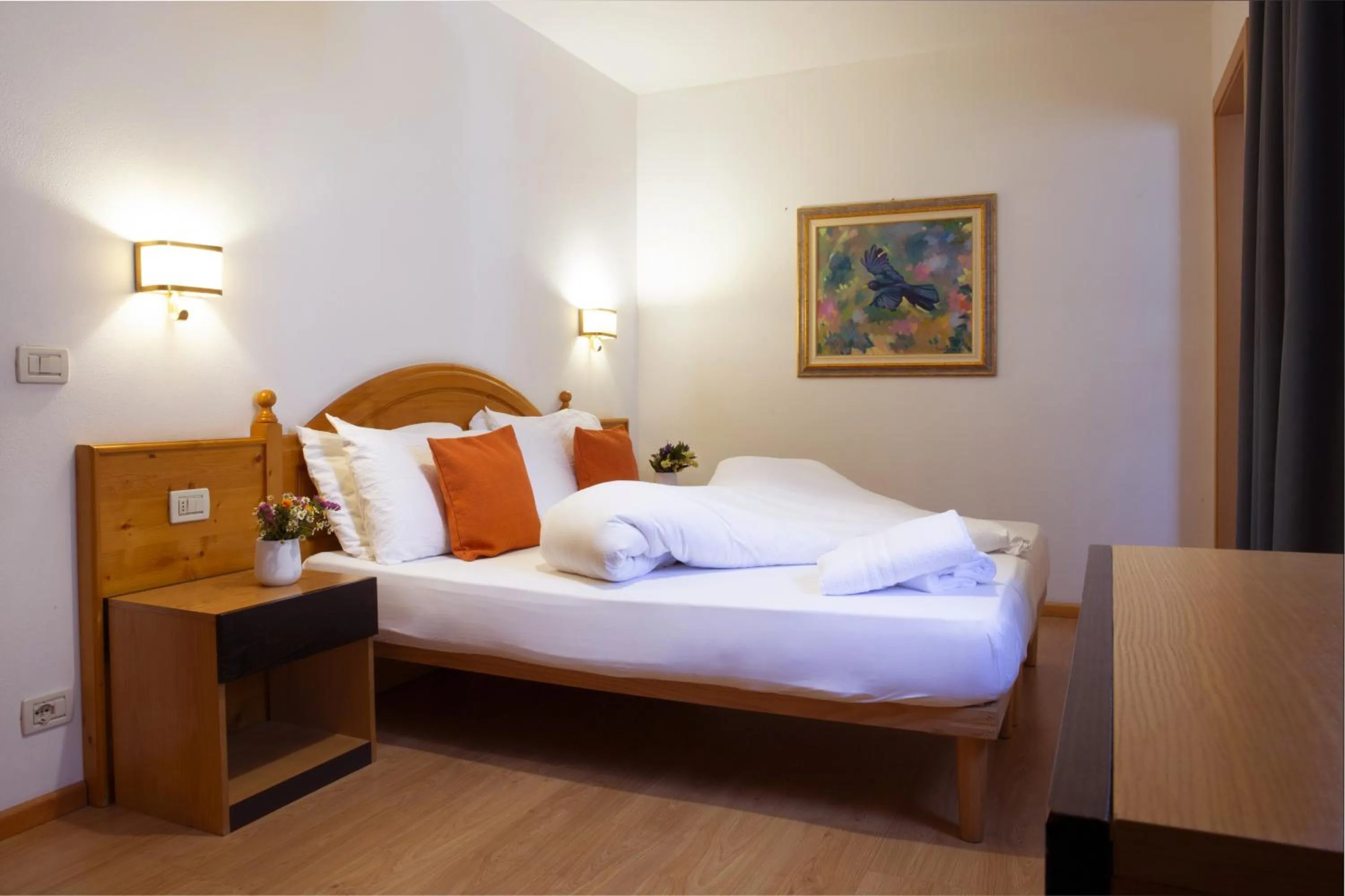 Bed in Hotel Bonapace ***S