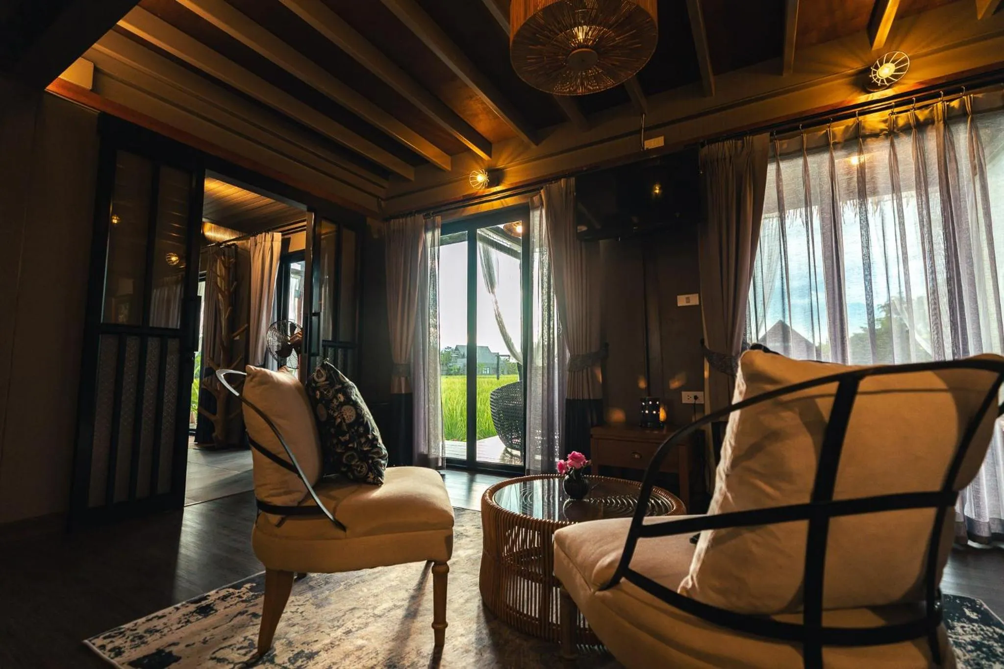 Living room in Yatika Boutique Chiang Dao