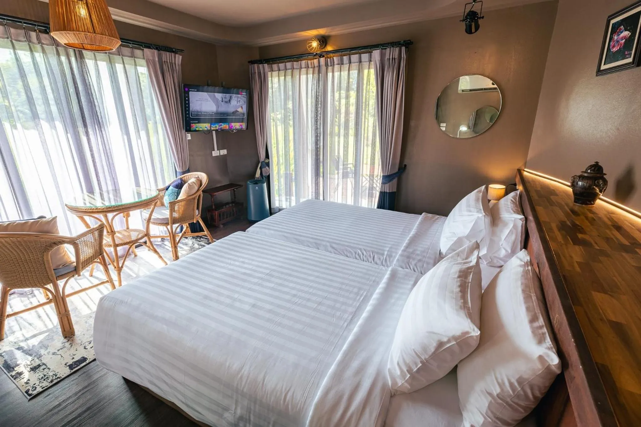 Bed in Yatika Boutique Chiang Dao