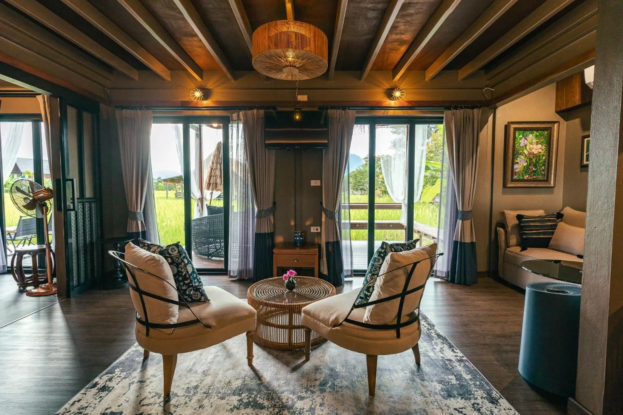 Living room in Yatika Boutique Chiang Dao