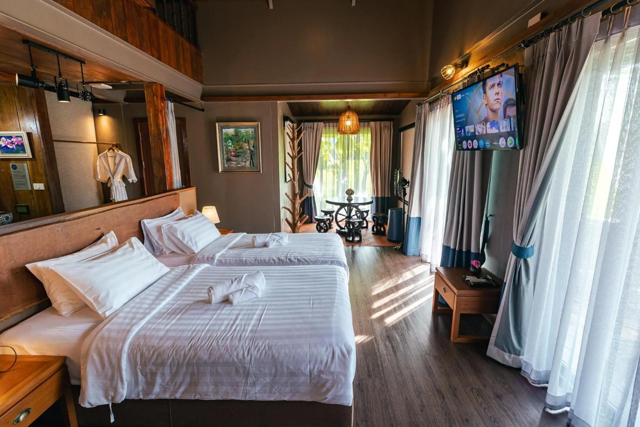 Bed in Yatika Boutique Chiang Dao