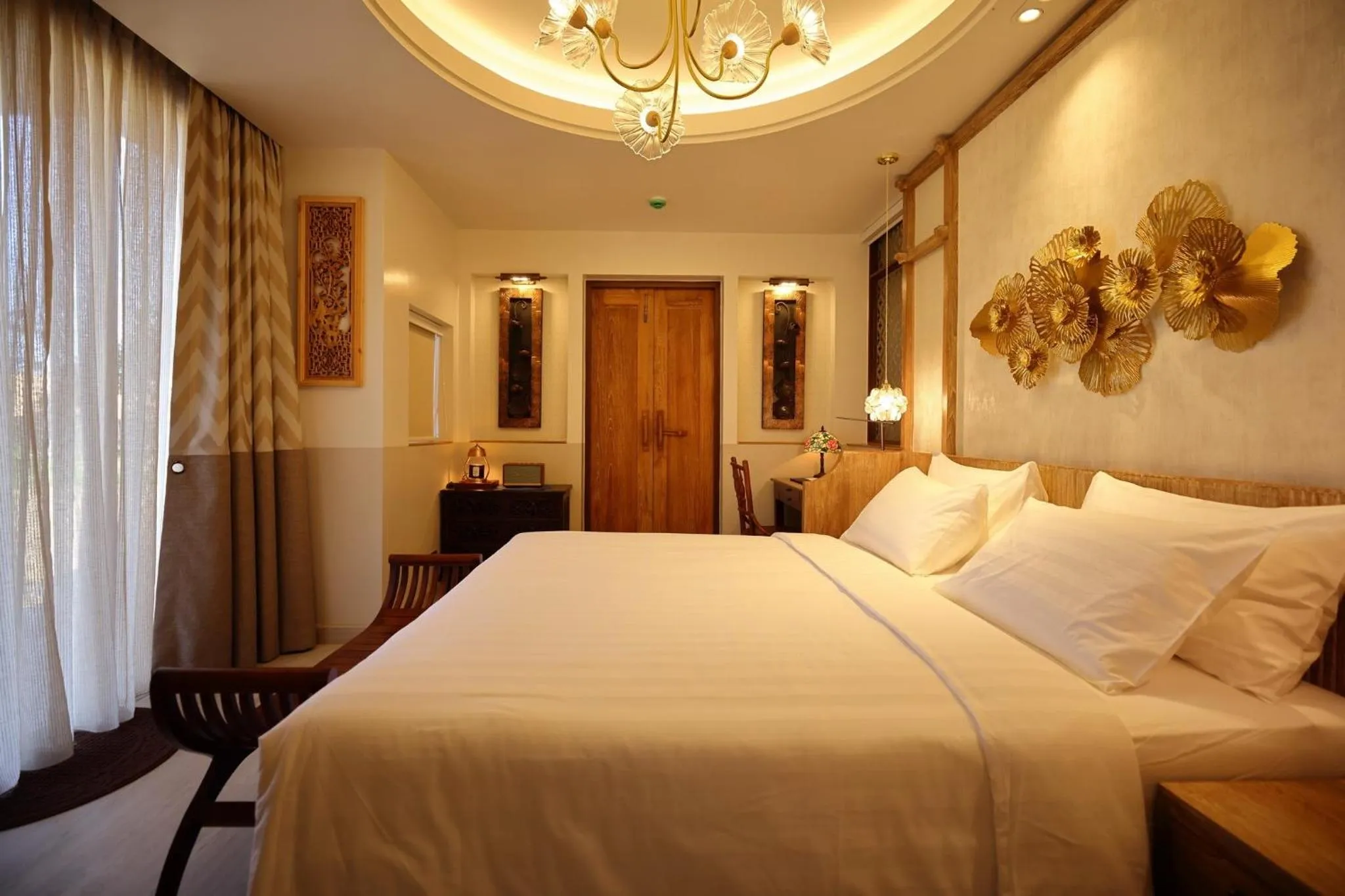 Bed in Yatika Boutique Chiang Dao