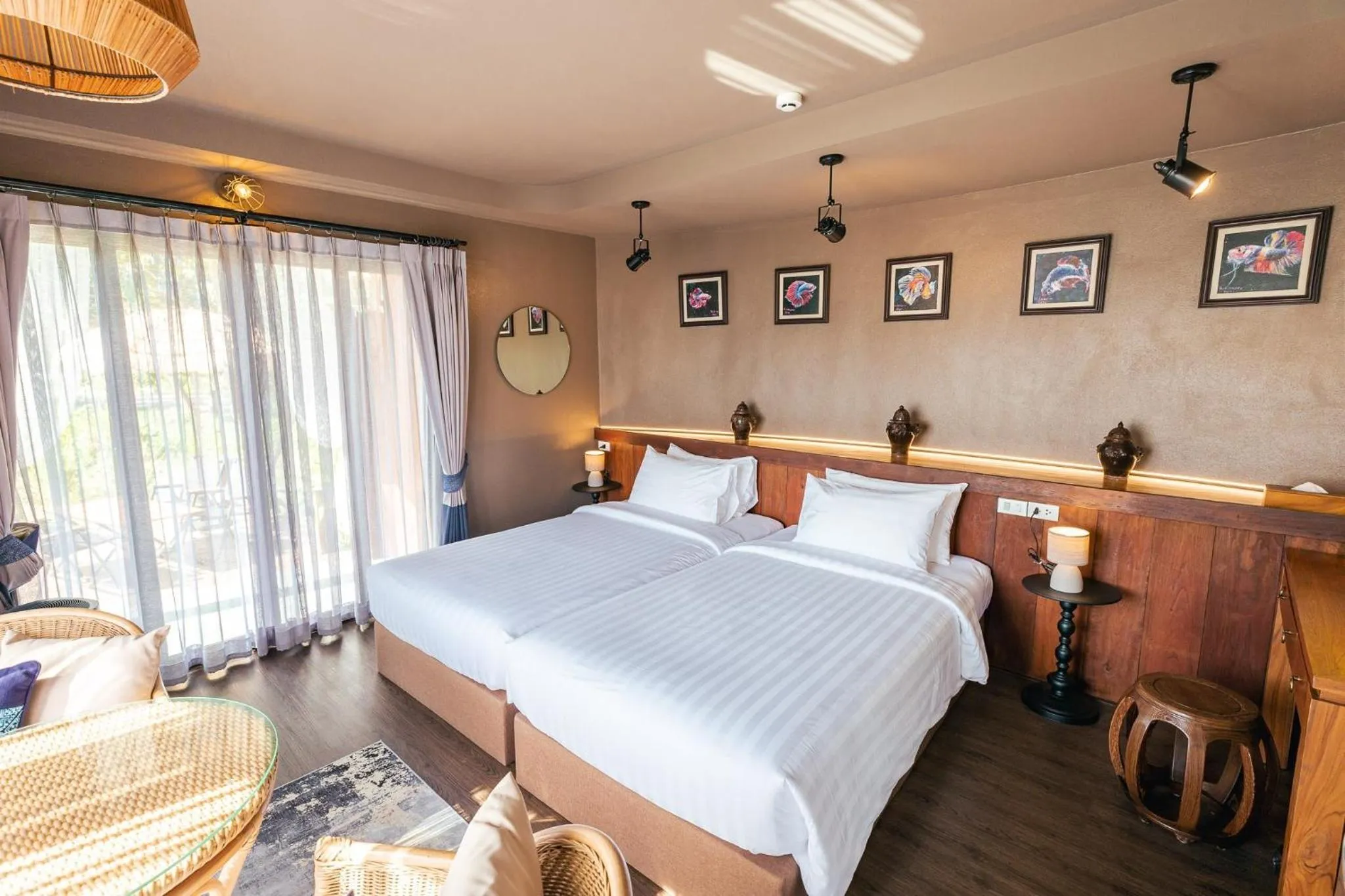 Bed in Yatika Boutique Chiang Dao