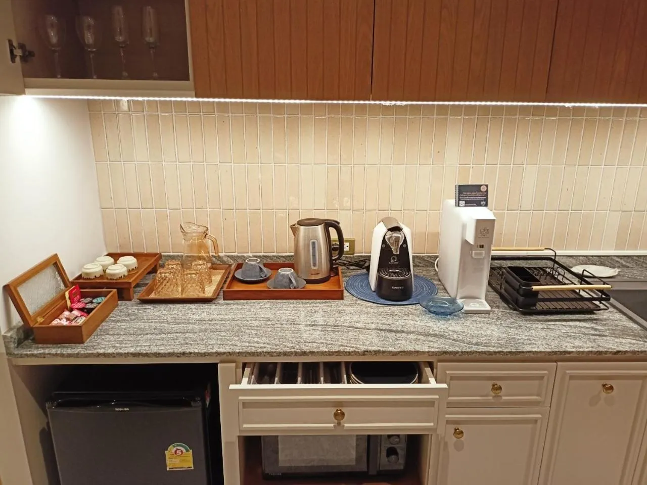 kitchen in Yatika Boutique Chiang Dao