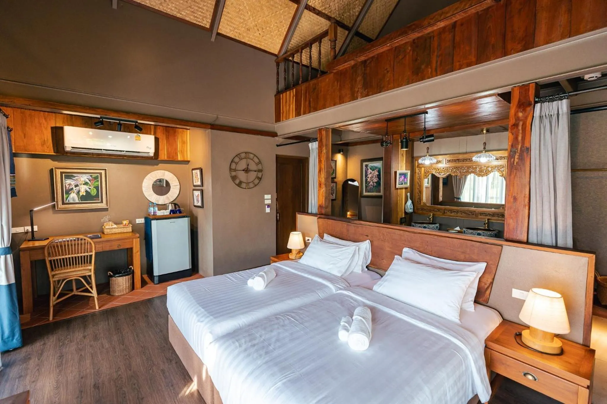 Bed in Yatika Boutique Chiang Dao