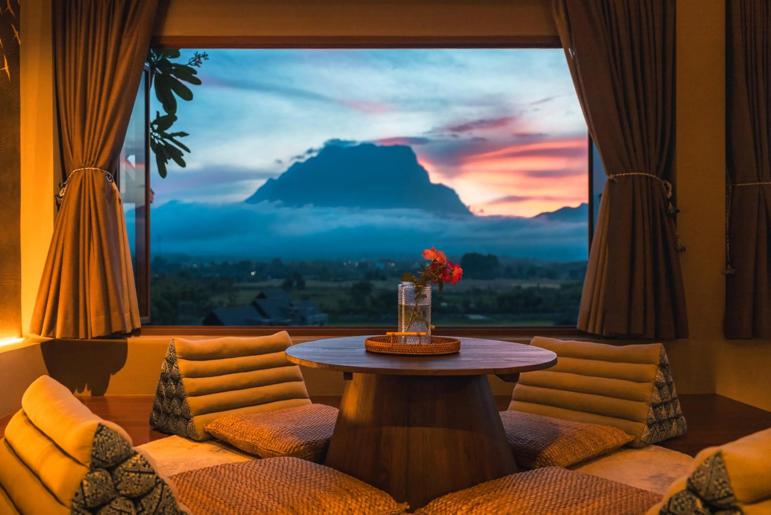 Seating area in Yatika Boutique Chiang Dao