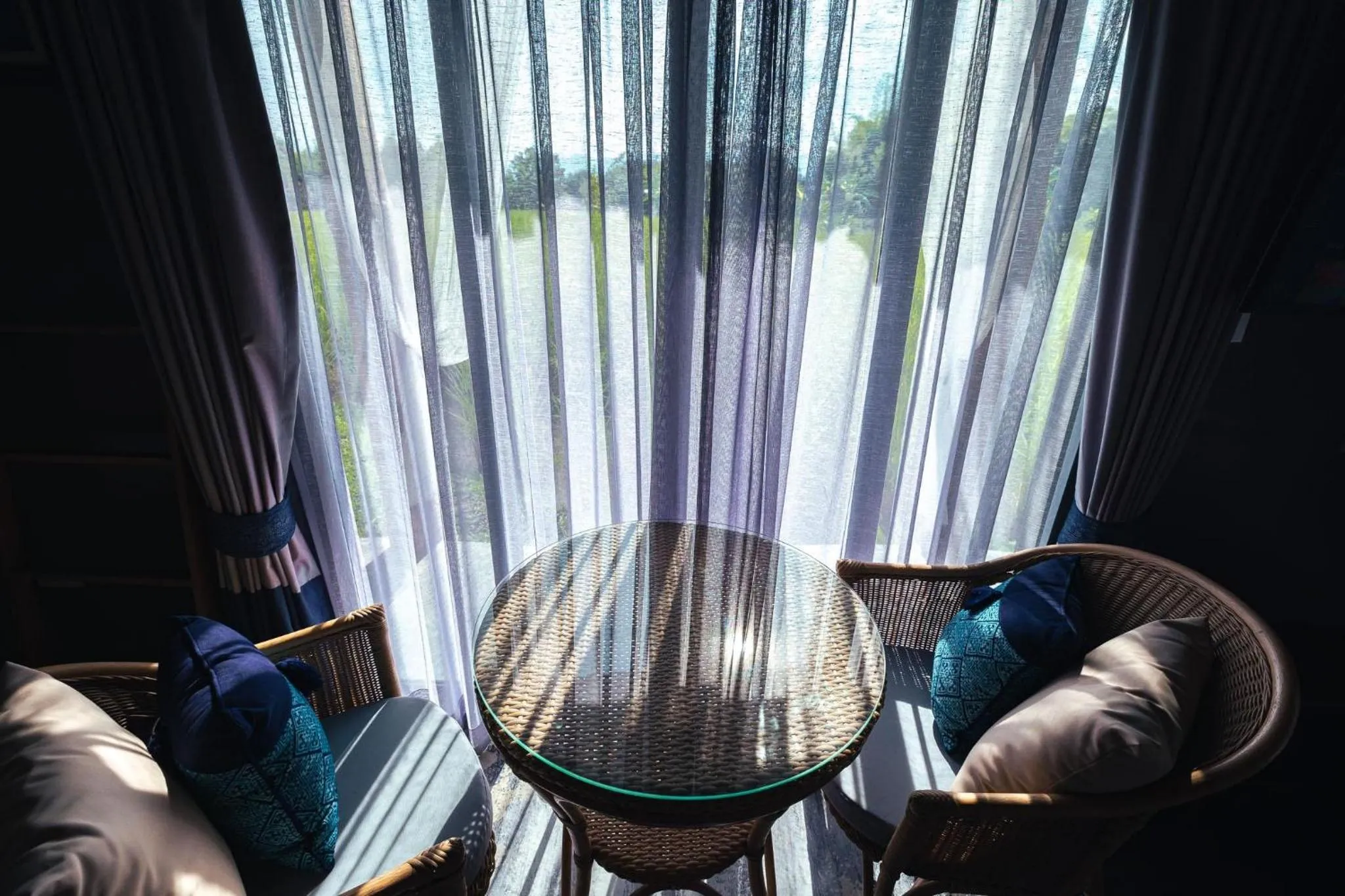 Seating area in Yatika Boutique Chiang Dao