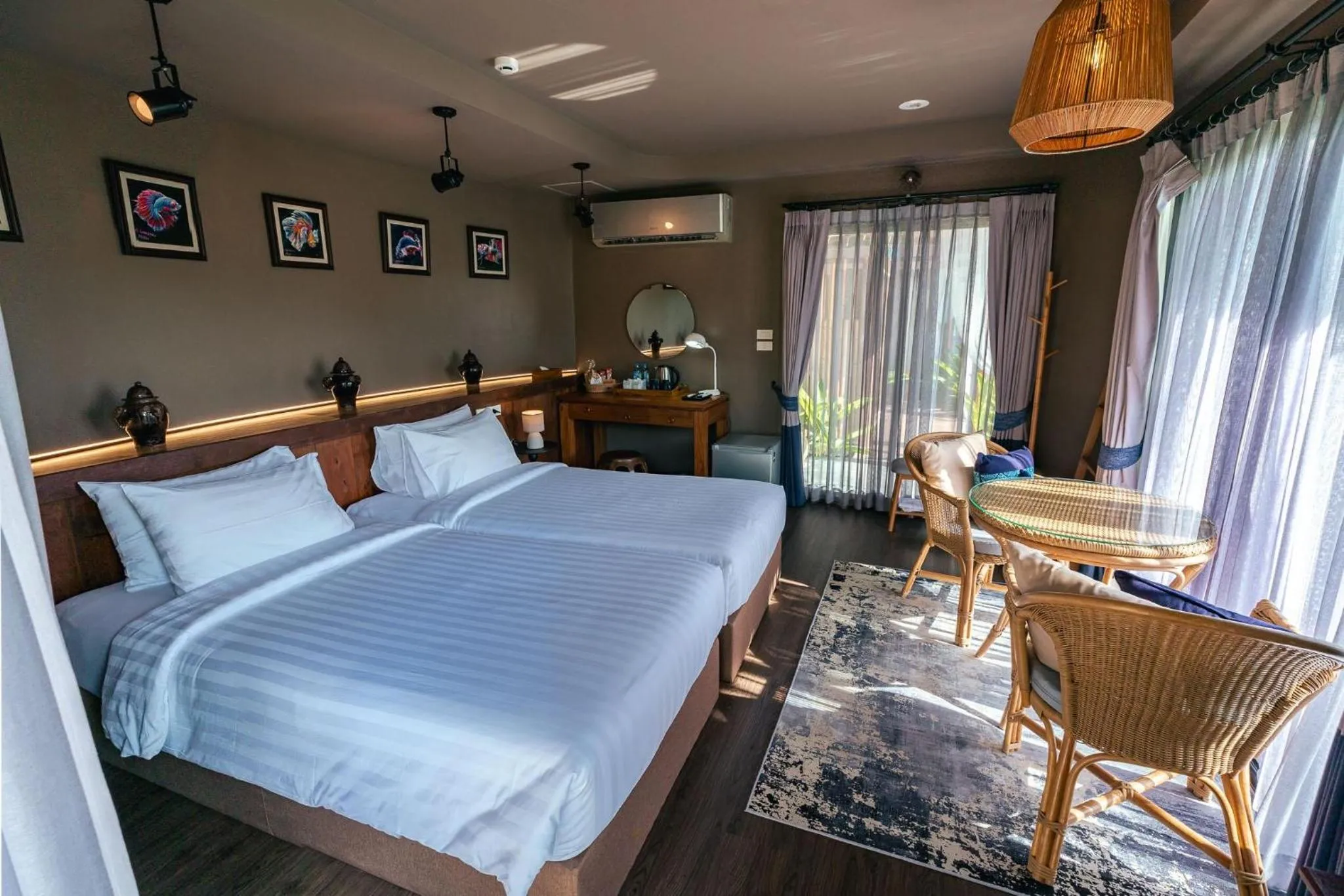 Bed in Yatika Boutique Chiang Dao