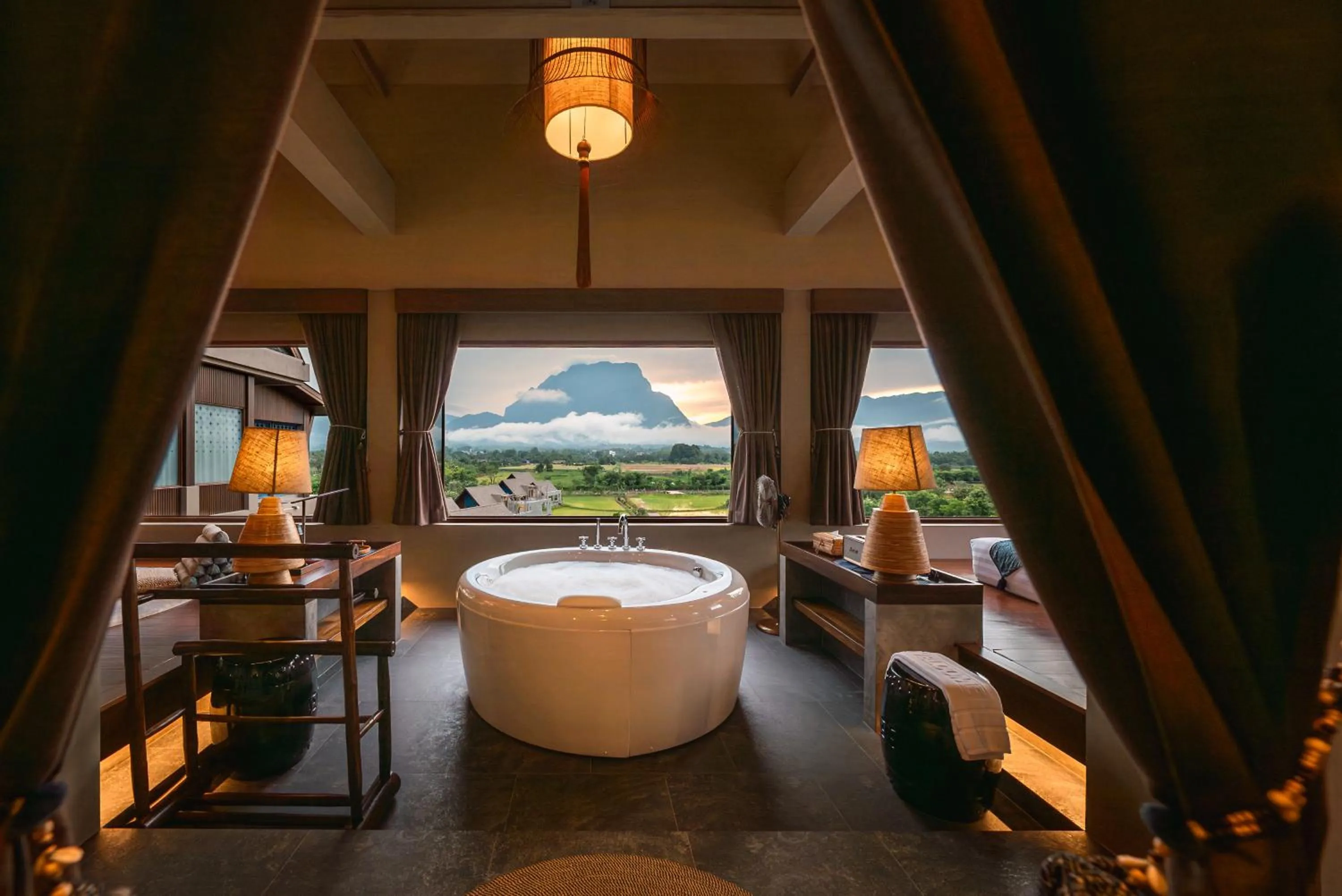 Living room in Yatika Boutique Chiang Dao