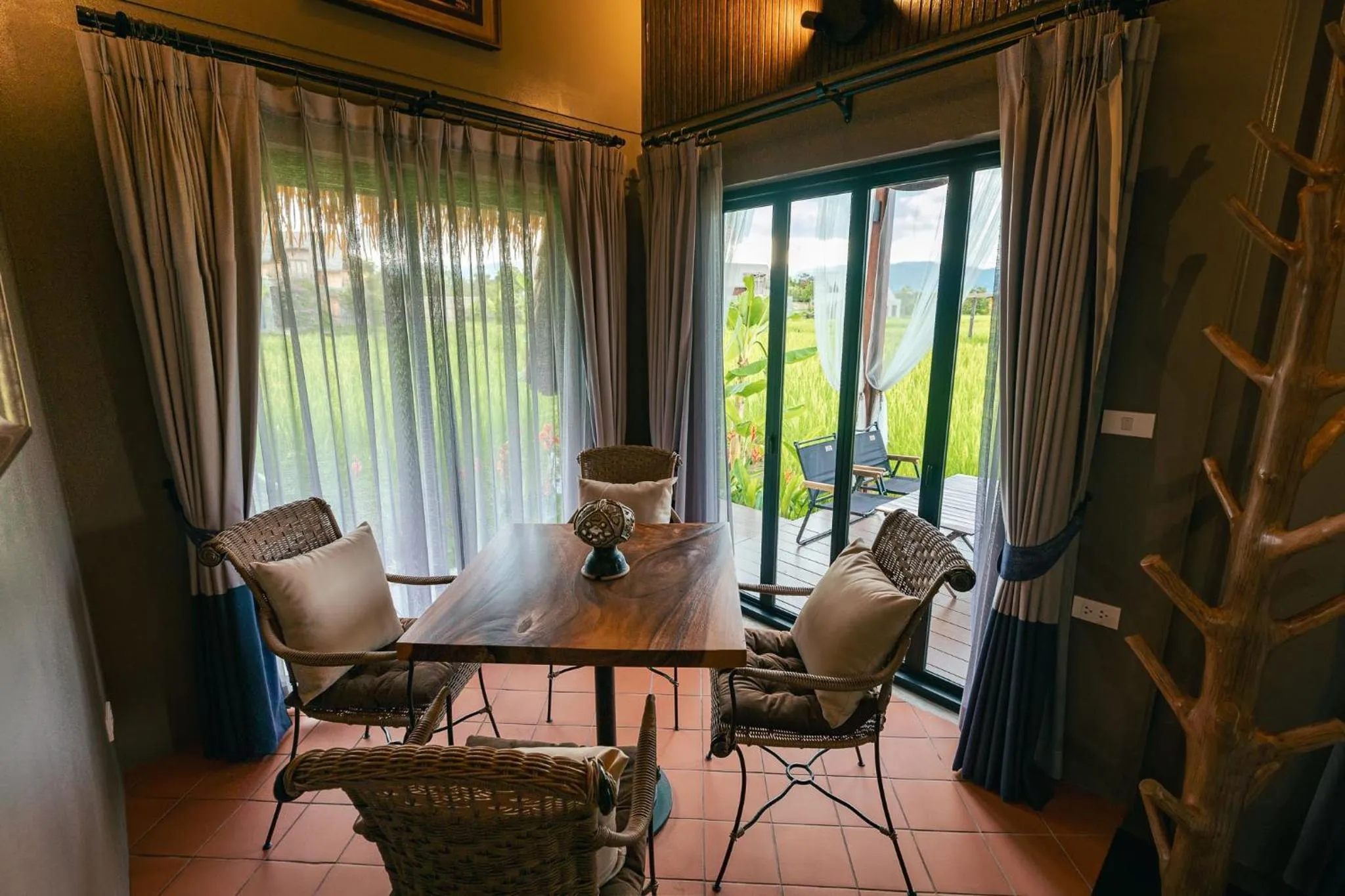 Seating area in Yatika Boutique Chiang Dao