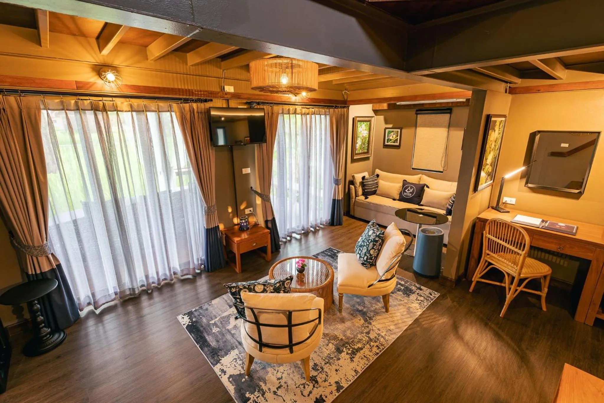 Living room in Yatika Boutique Chiang Dao