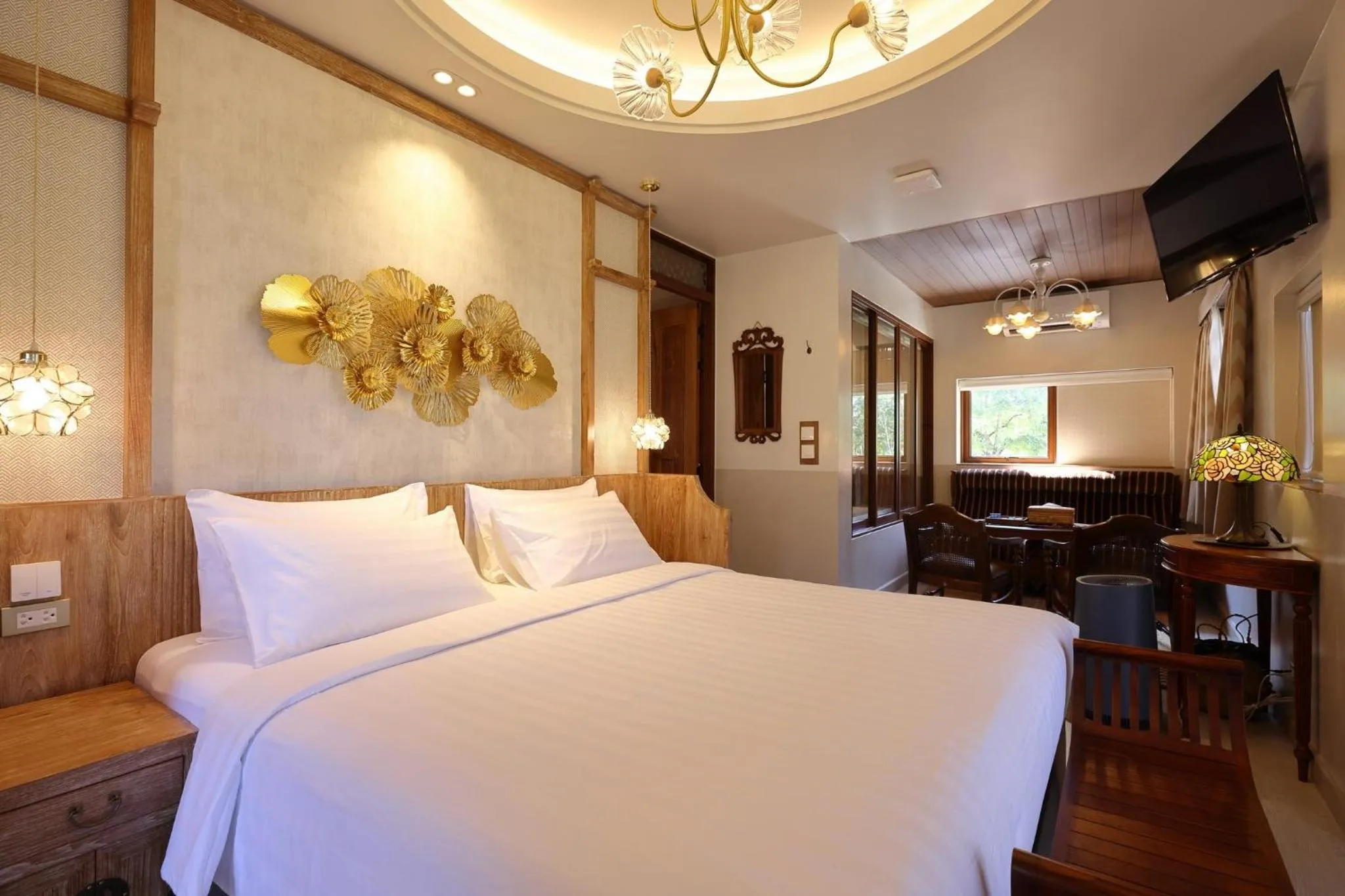 Bed in Yatika Boutique Chiang Dao