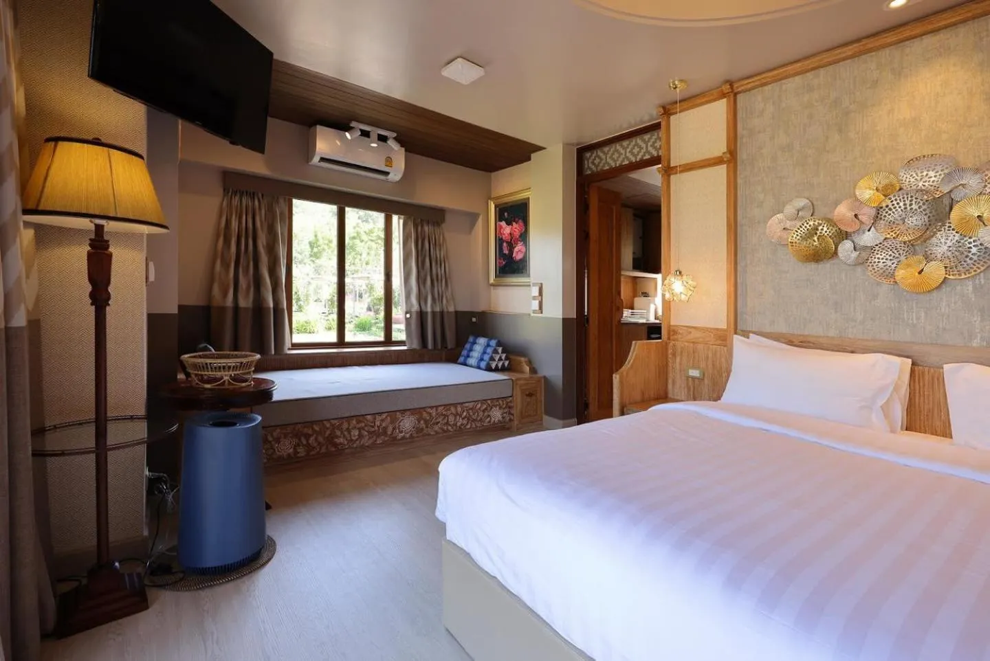 Bed in Yatika Boutique Chiang Dao