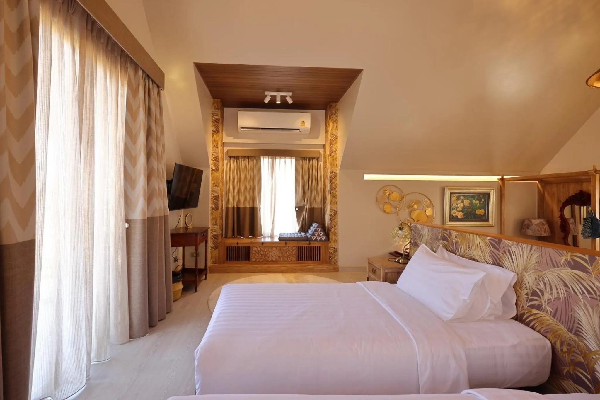 Bed in Yatika Boutique Chiang Dao