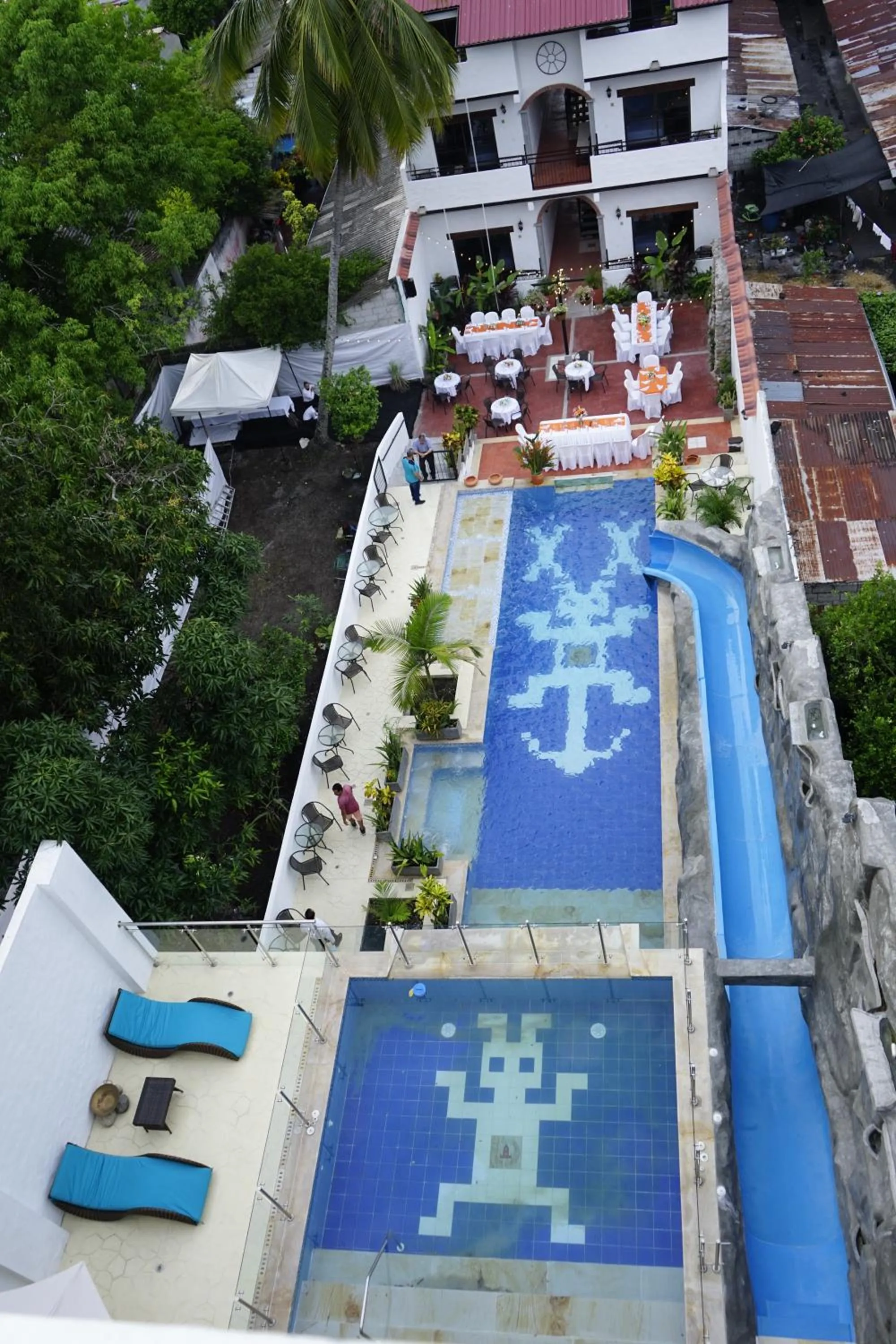 Swimming pool in Honda Colonial Magdalena Resort