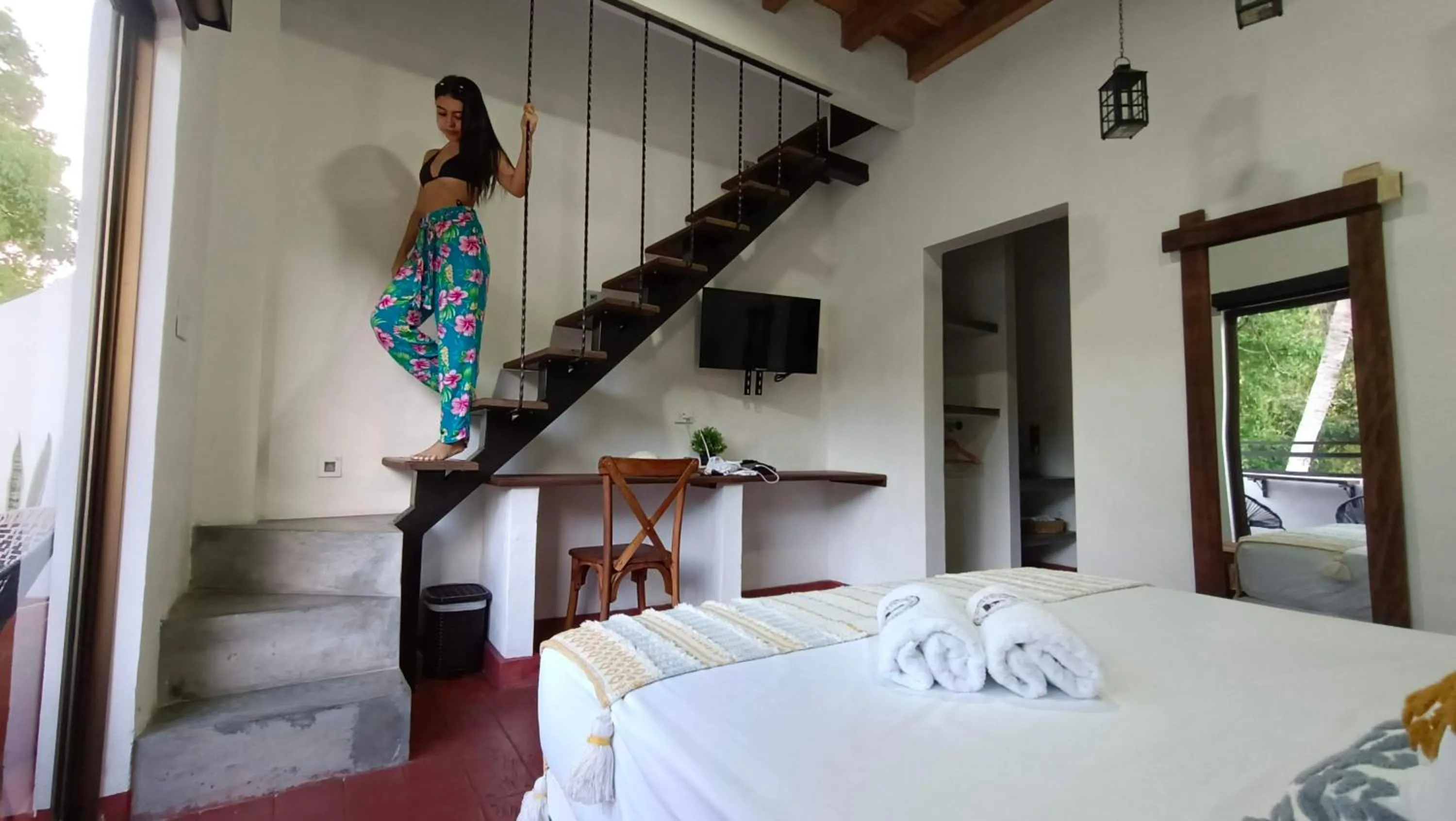 Property building, Bed in Honda Colonial Magdalena Resort