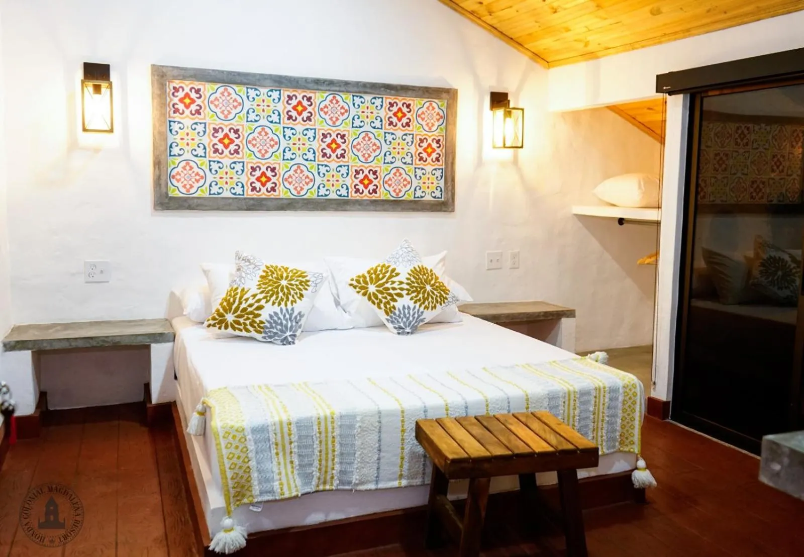 Bed in Honda Colonial Magdalena Resort