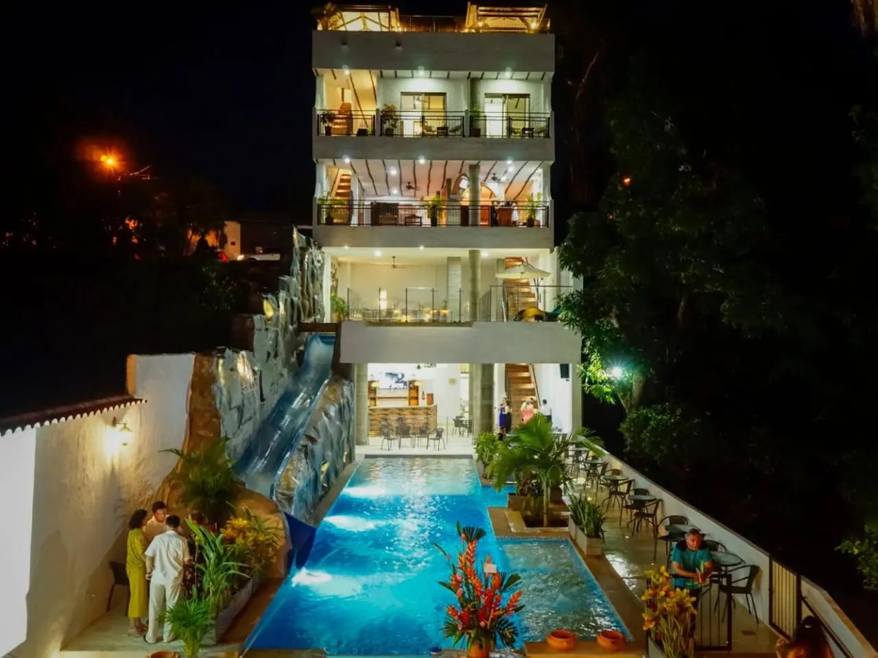 Swimming pool in Honda Colonial Magdalena Resort