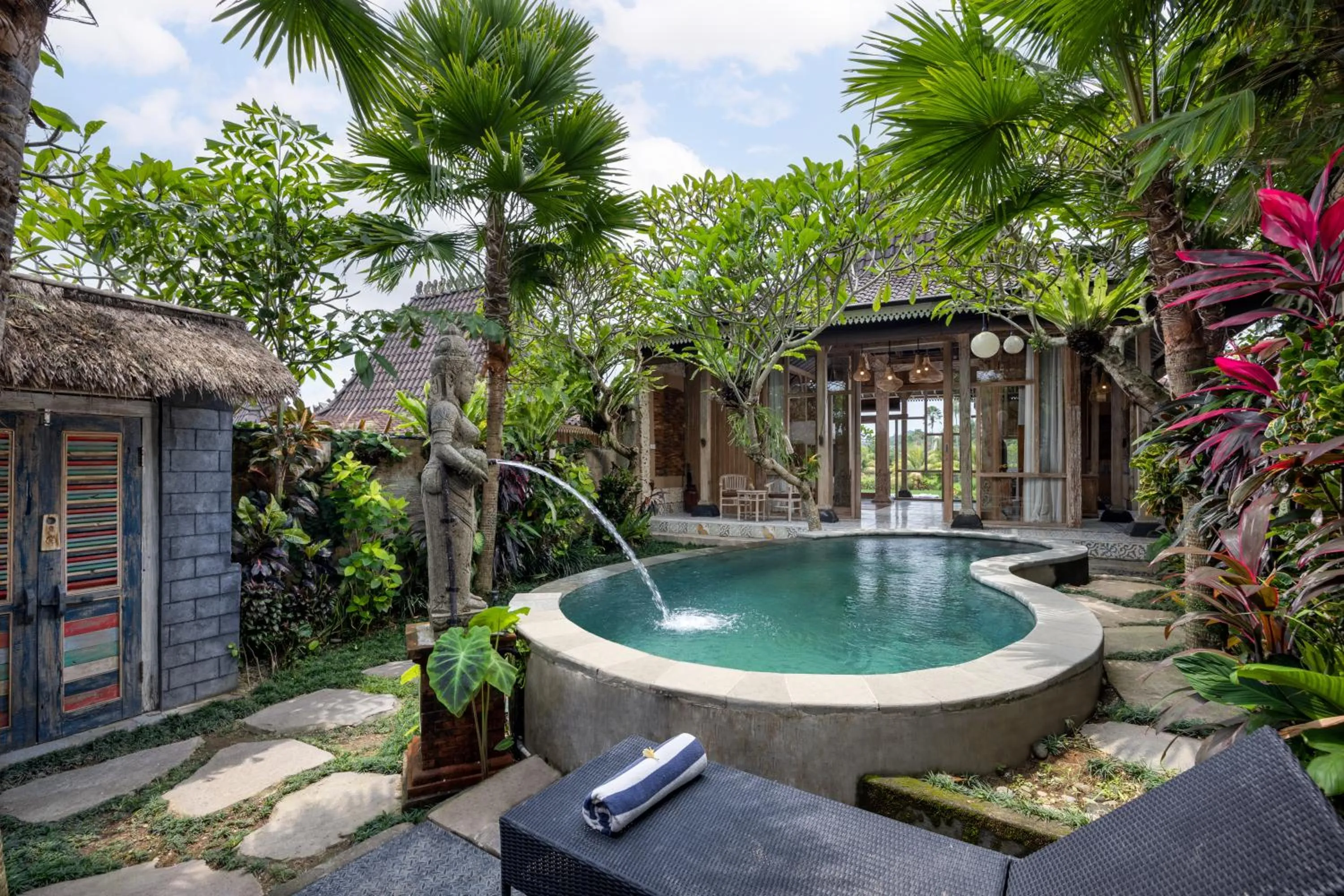 Swimming pool in Wooden Ganeca Villas by GenuineHost