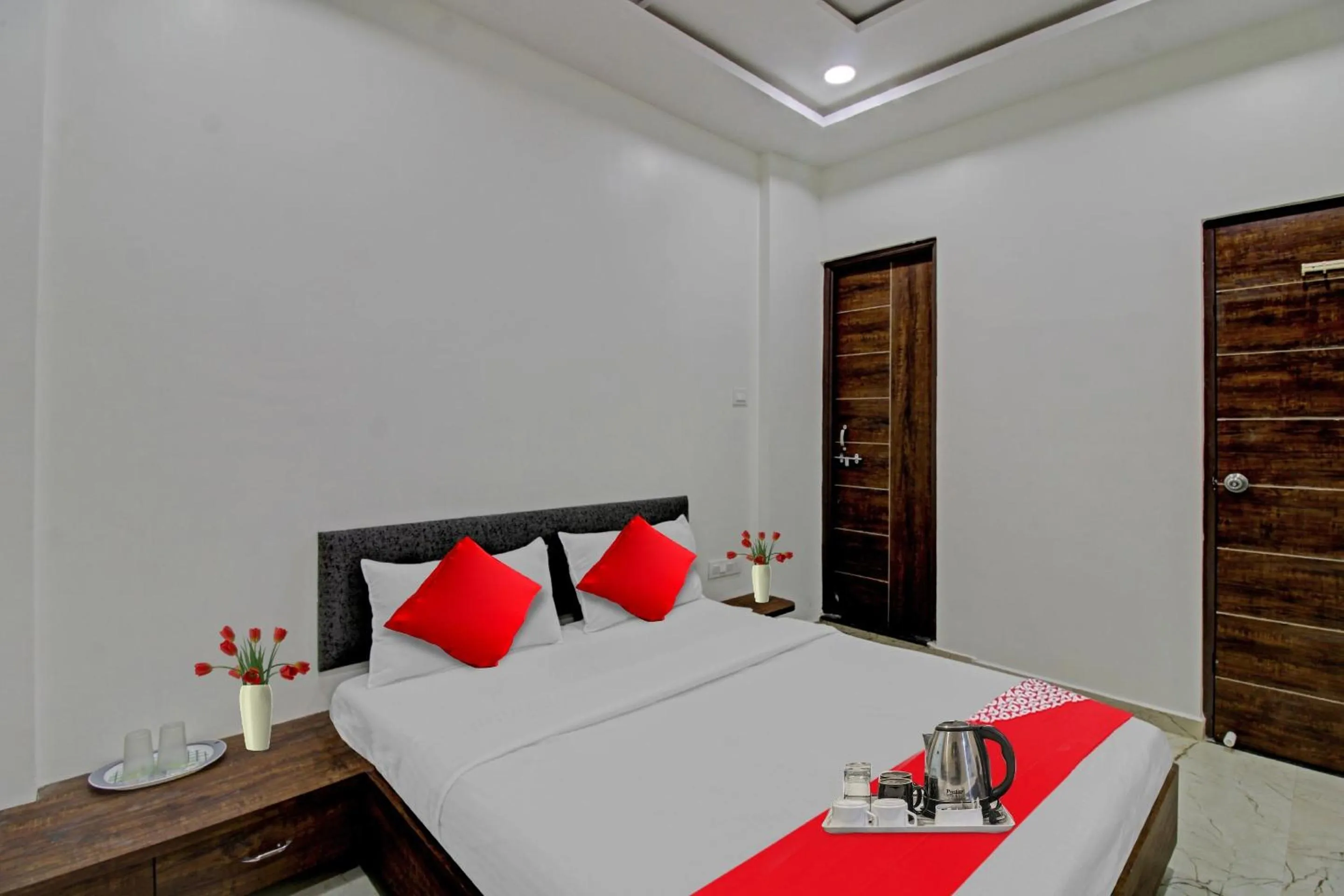 Bedroom, Bed in Hotel O Dhurva Inn