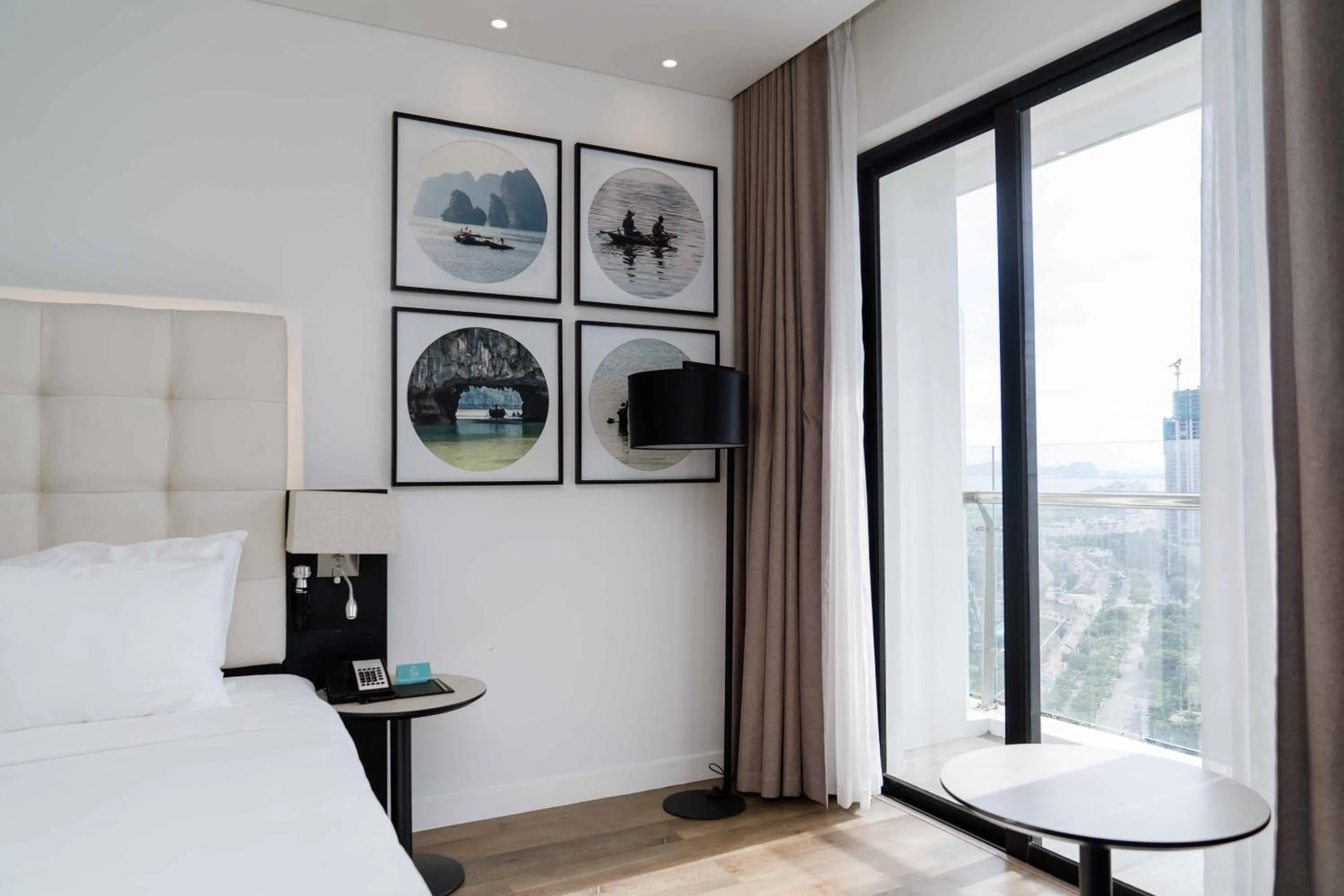 View (from property/room), Bed in Hotel Soleil Ha Long, Trademark Collection by Wyndham