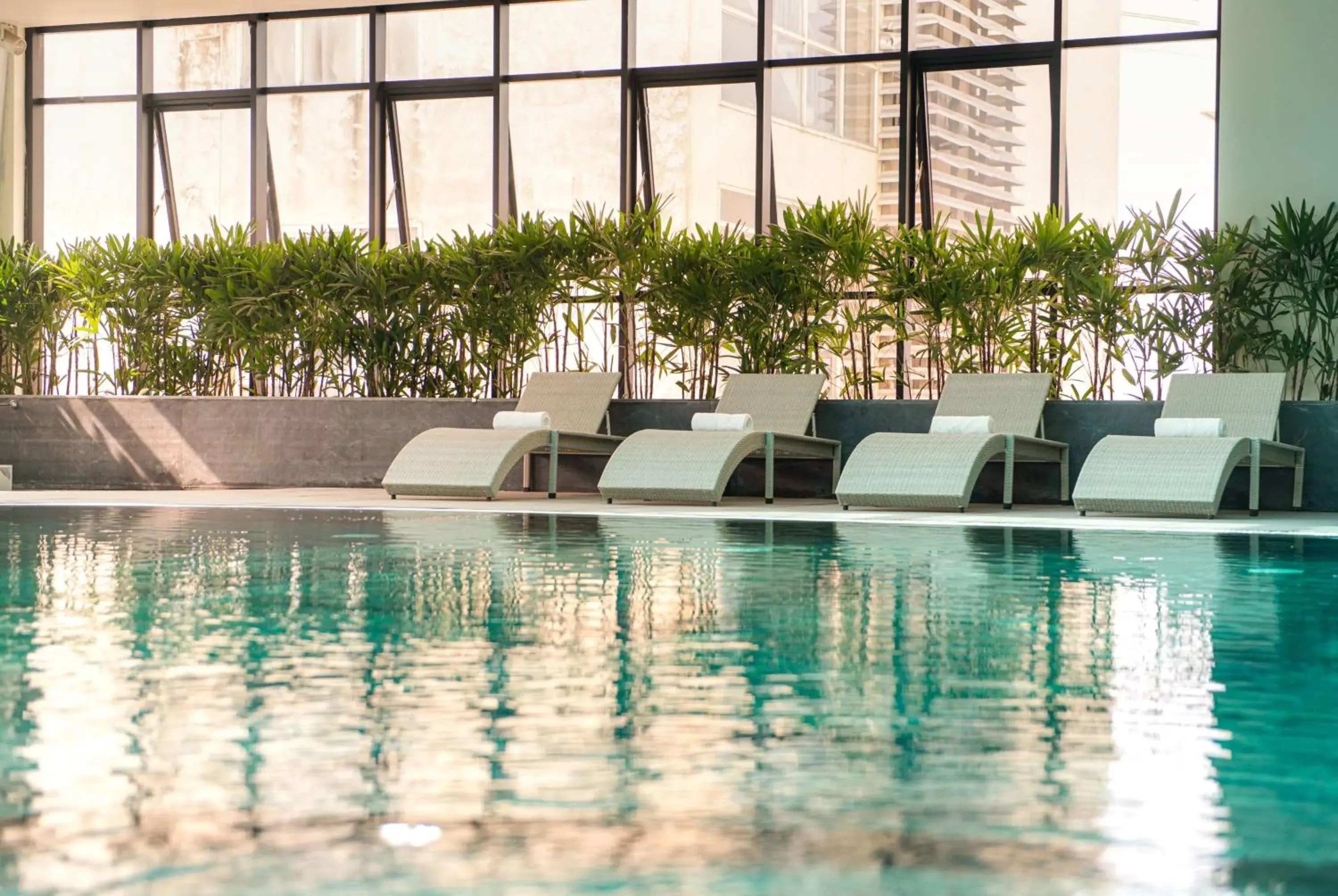 Pool view in Hotel Soleil Ha Long, Trademark Collection by Wyndham Pool view in Hotel Soleil Ha Long, Trademark Collection by Wyndham