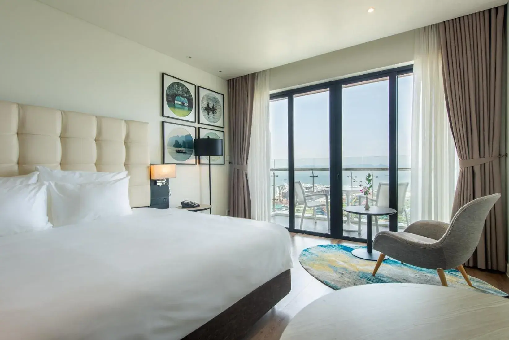 View (from property/room), Bed in Hotel Soleil Ha Long, Trademark Collection by Wyndham View (from property/room), Bed in Hotel Soleil Ha Long, Trademark Collection by Wyndham