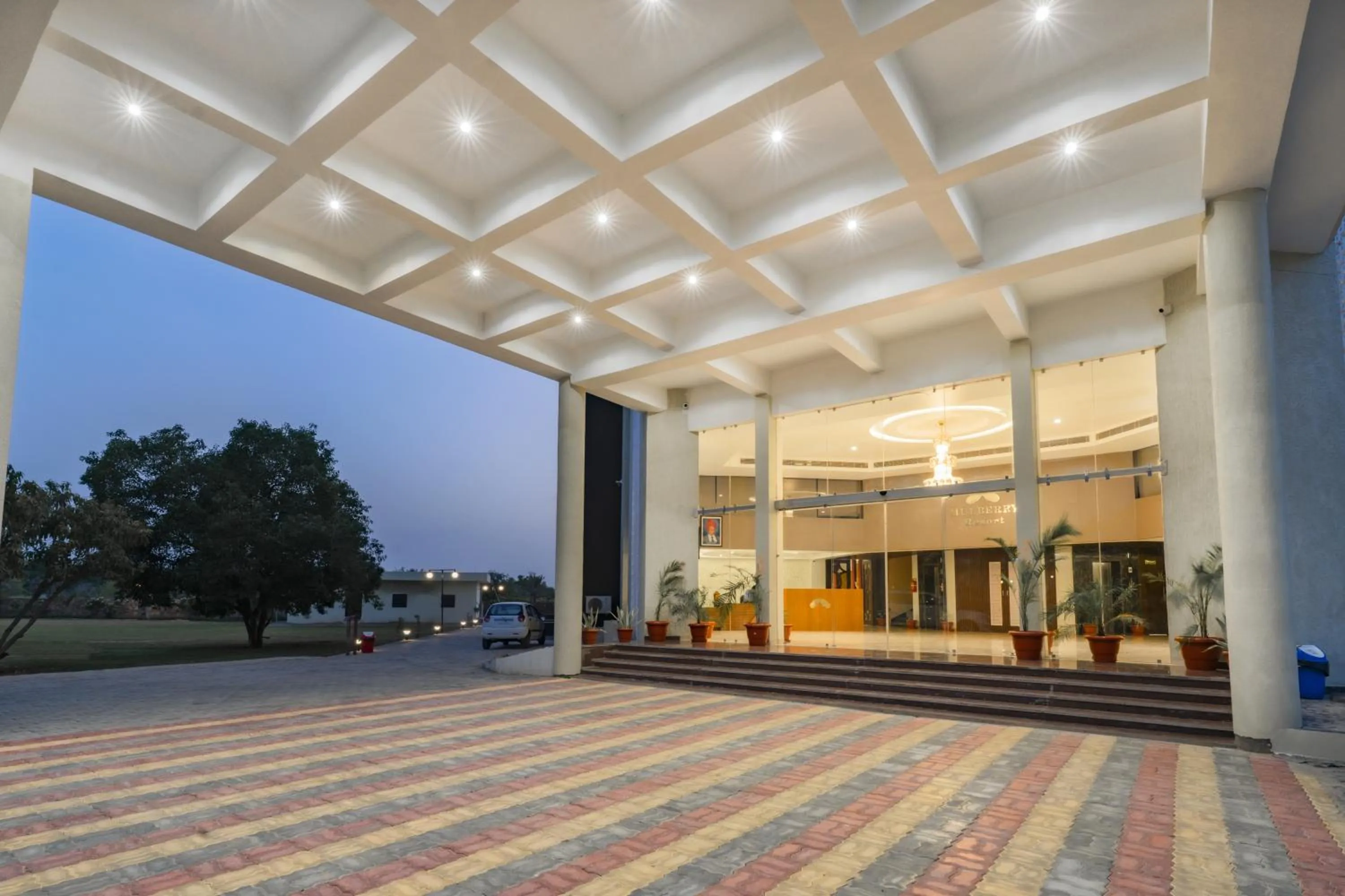 Facade/entrance in Bamboo Saa Mulberry Resort Pushkar