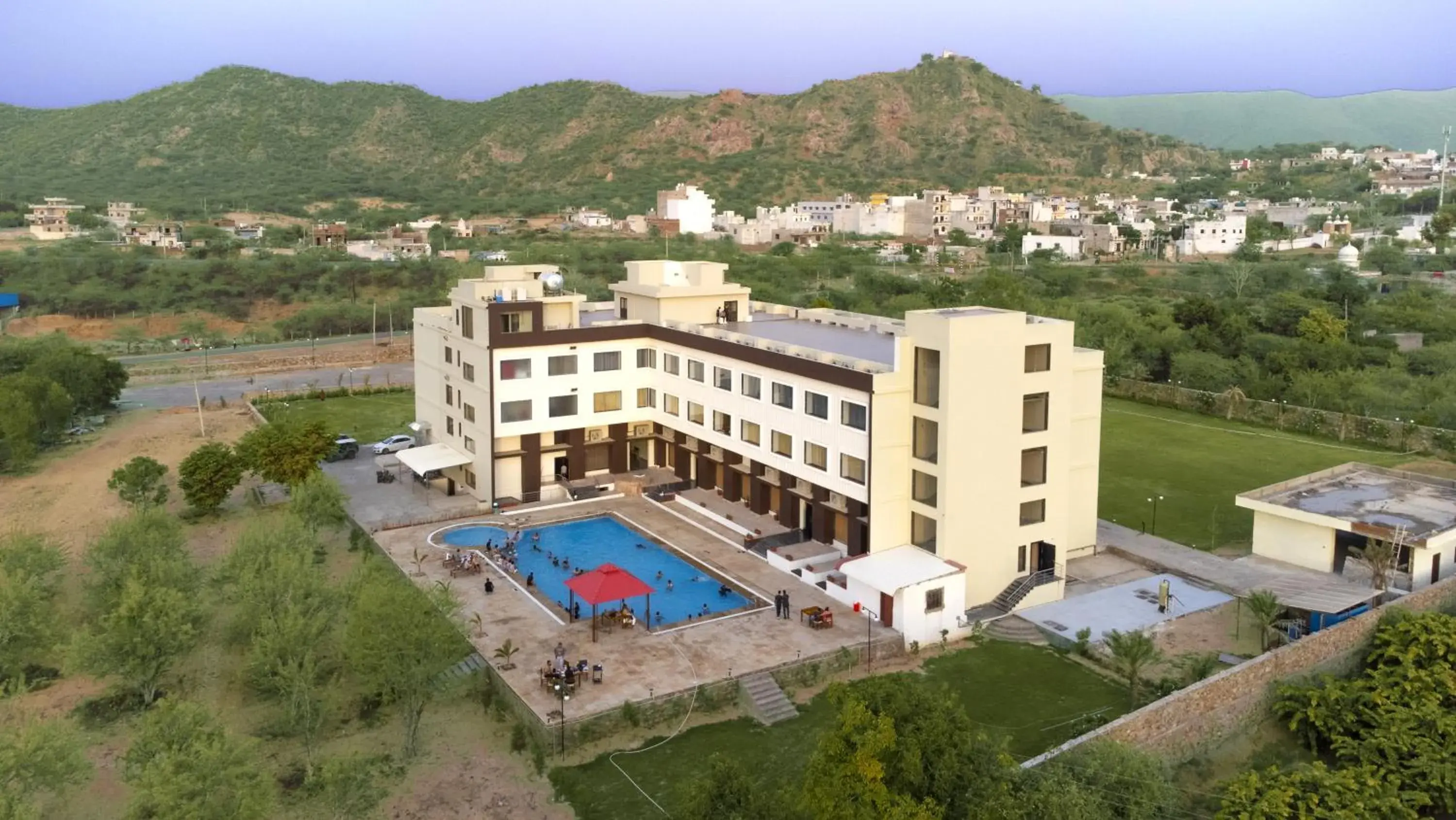 Property building in Bamboo Saa Mulberry Resort Pushkar Property building in Bamboo Saa Mulberry Resort Pushkar