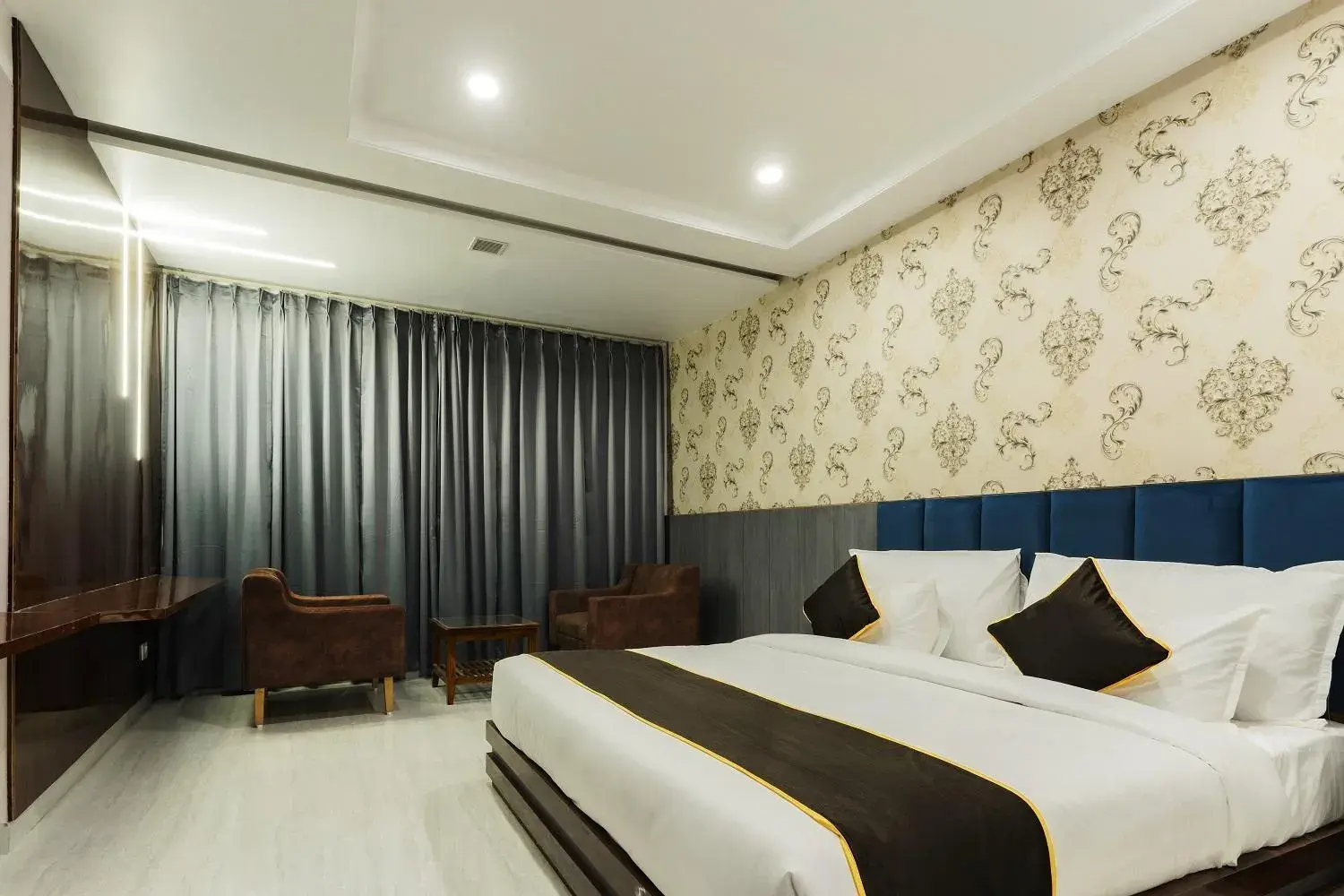 Bed in Bamboo Saa Mulberry Resort Pushkar Bed in Bamboo Saa Mulberry Resort Pushkar