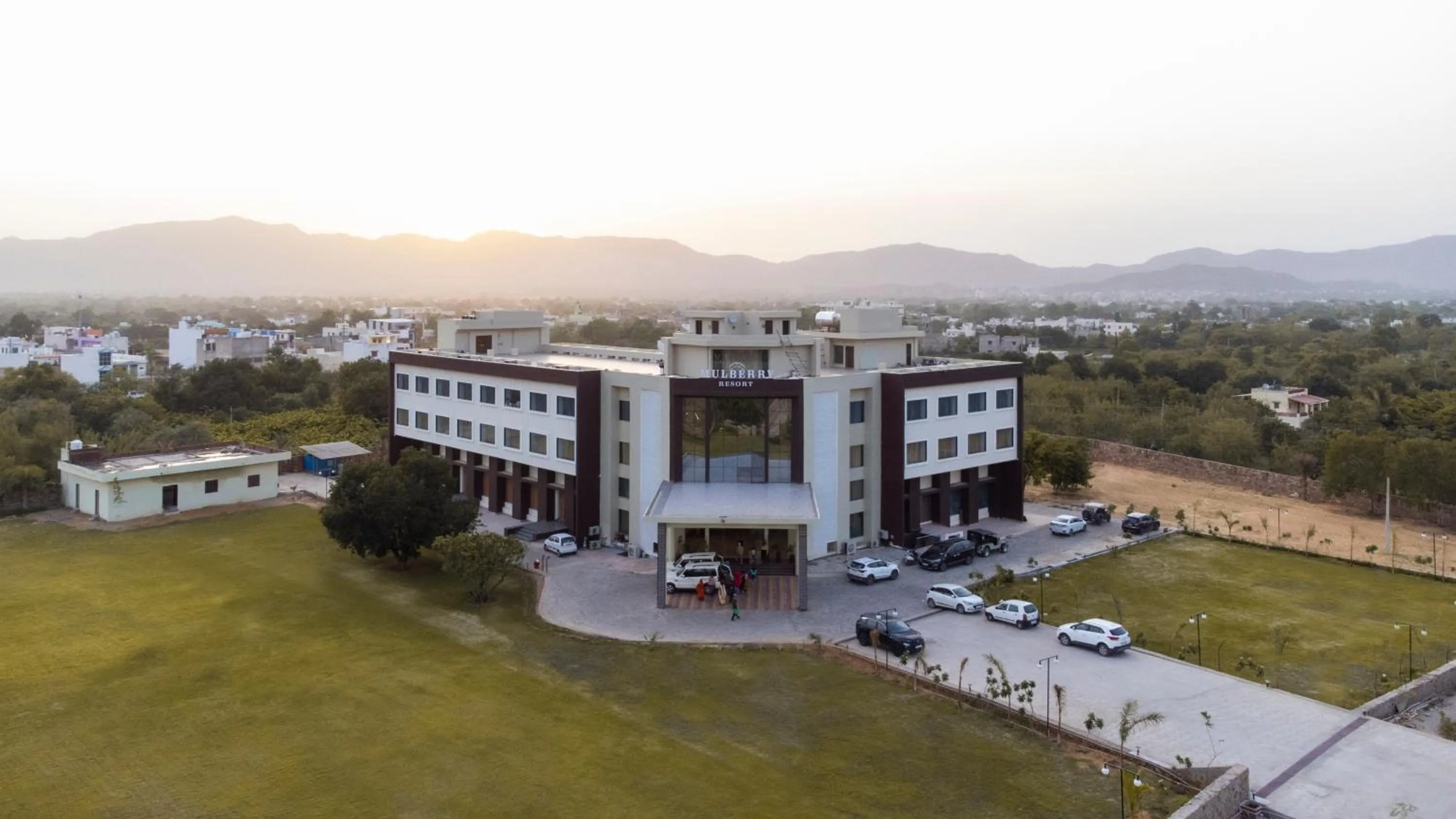 Property building in Bamboo Saa Mulberry Resort Pushkar