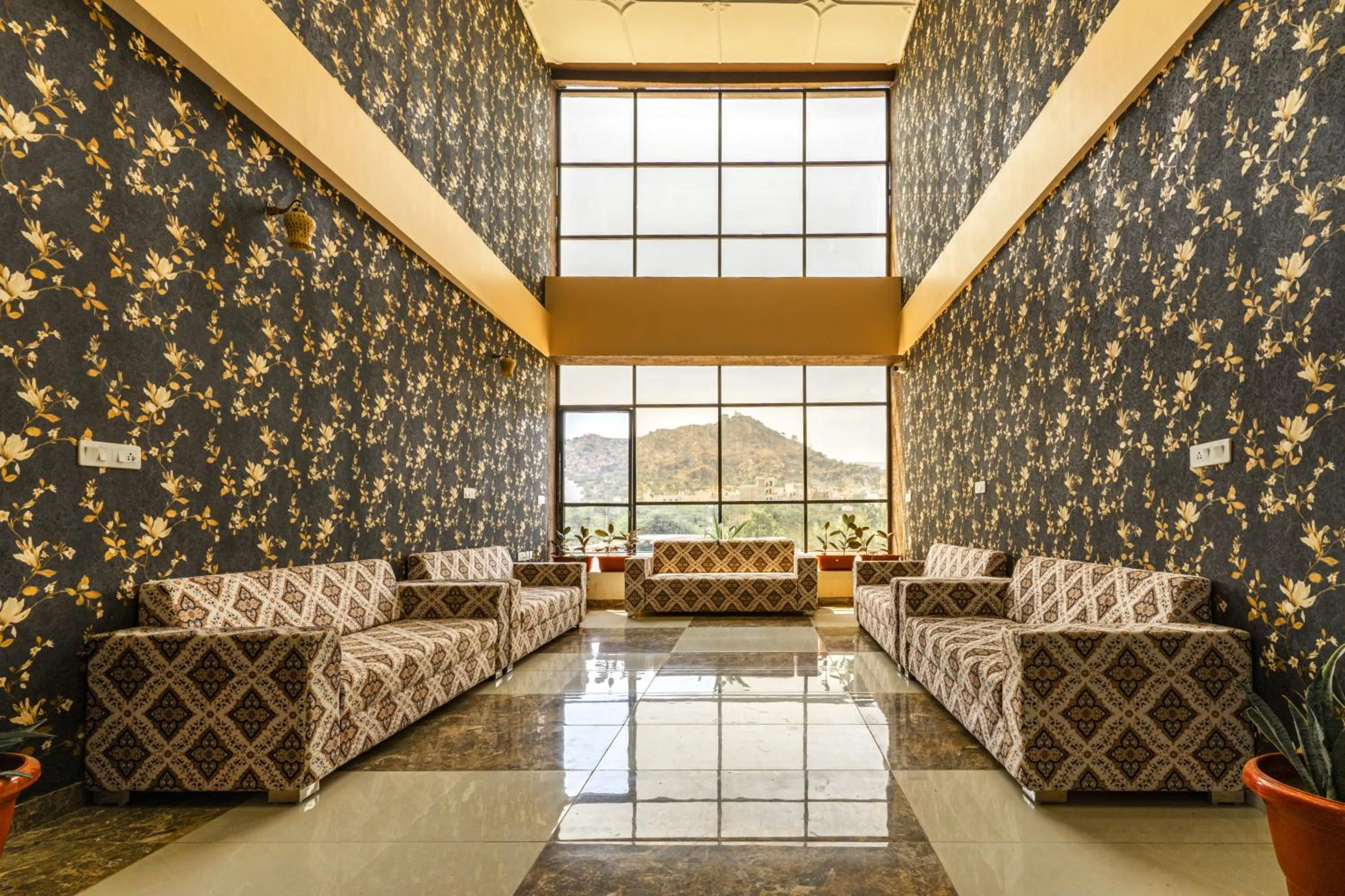 Lobby or reception in Bamboo Saa Mulberry Resort Pushkar