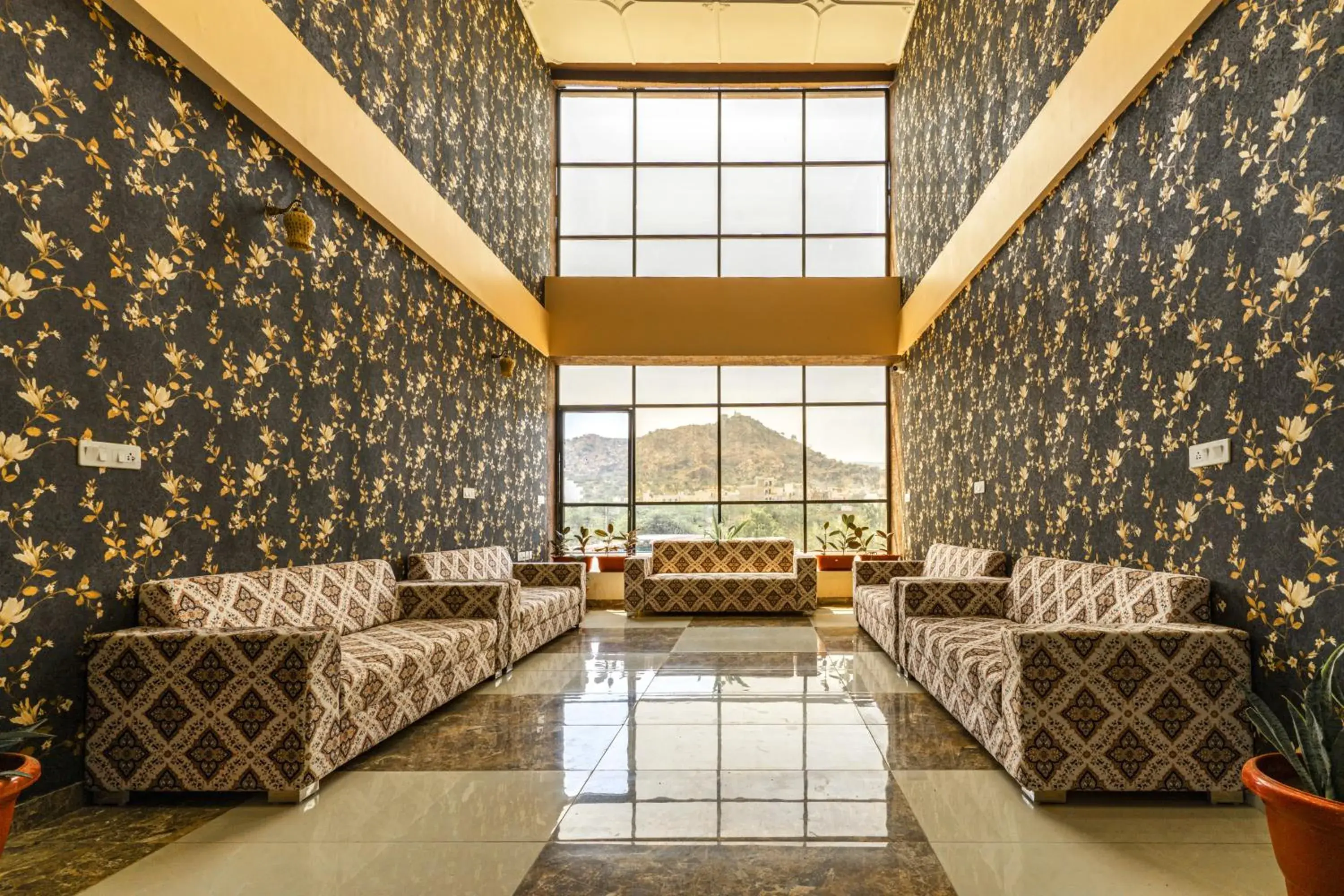 Lobby or reception in Bamboo Saa Mulberry Resort Pushkar Lobby or reception in Bamboo Saa Mulberry Resort Pushkar