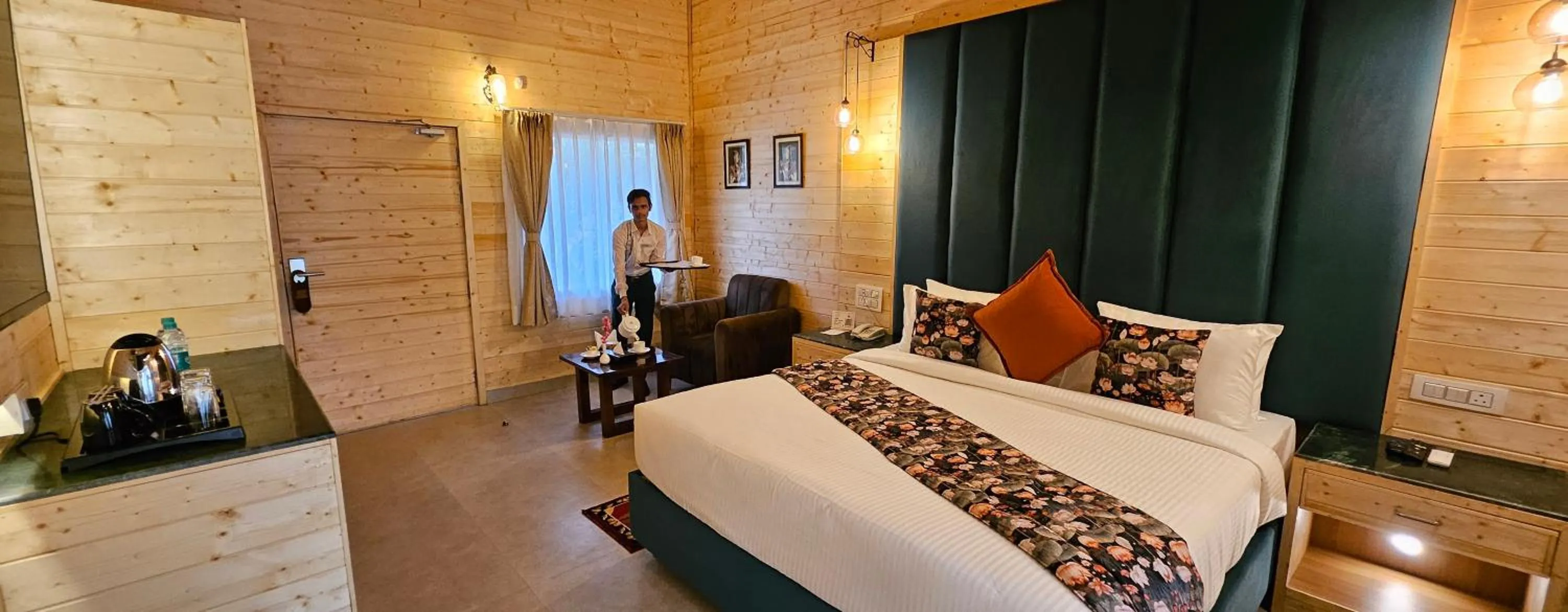 Bedroom, Bed in Bamboo Saa Mulberry Resort Pushkar