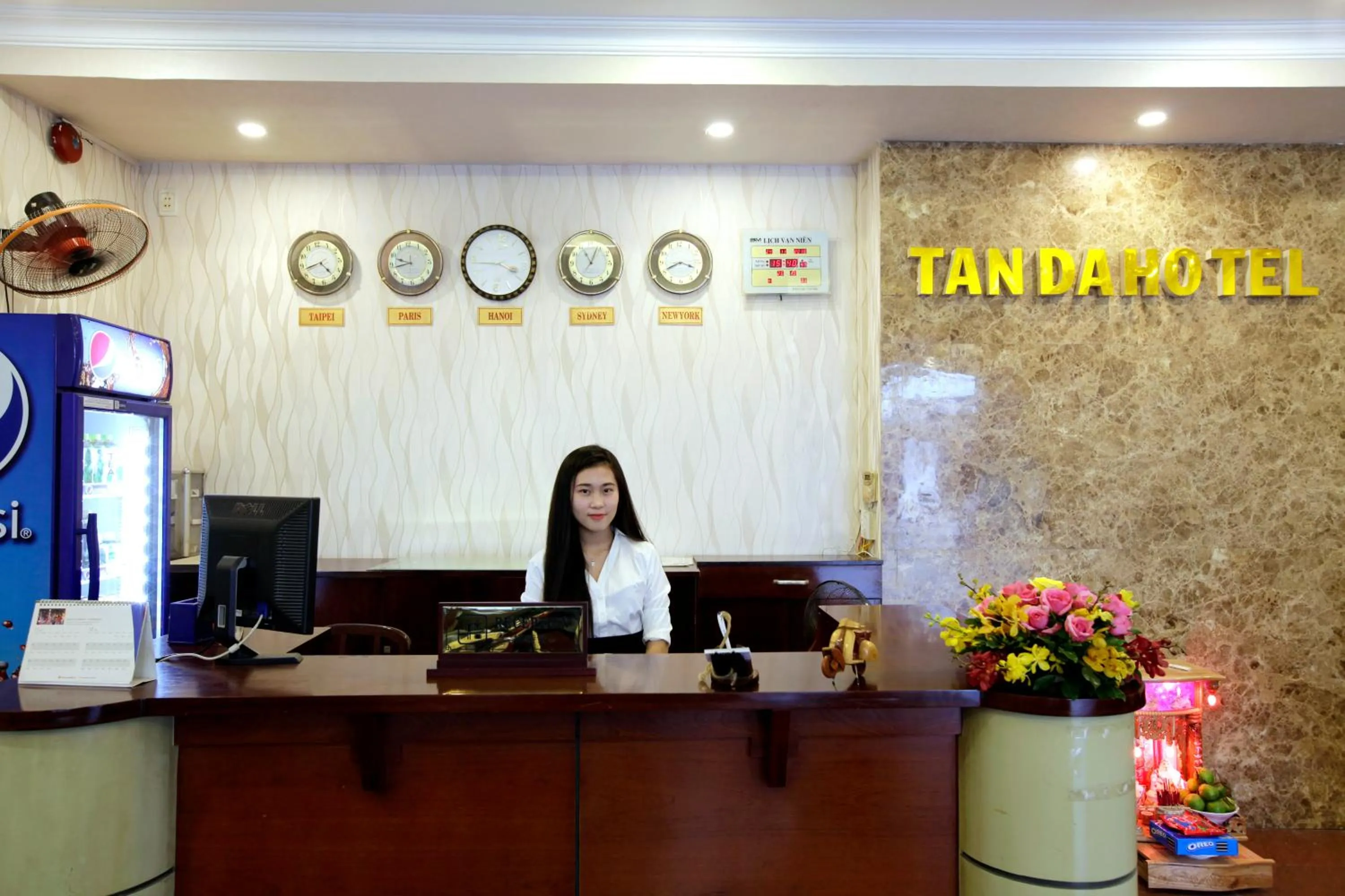 Staff in Tan Da Hotel