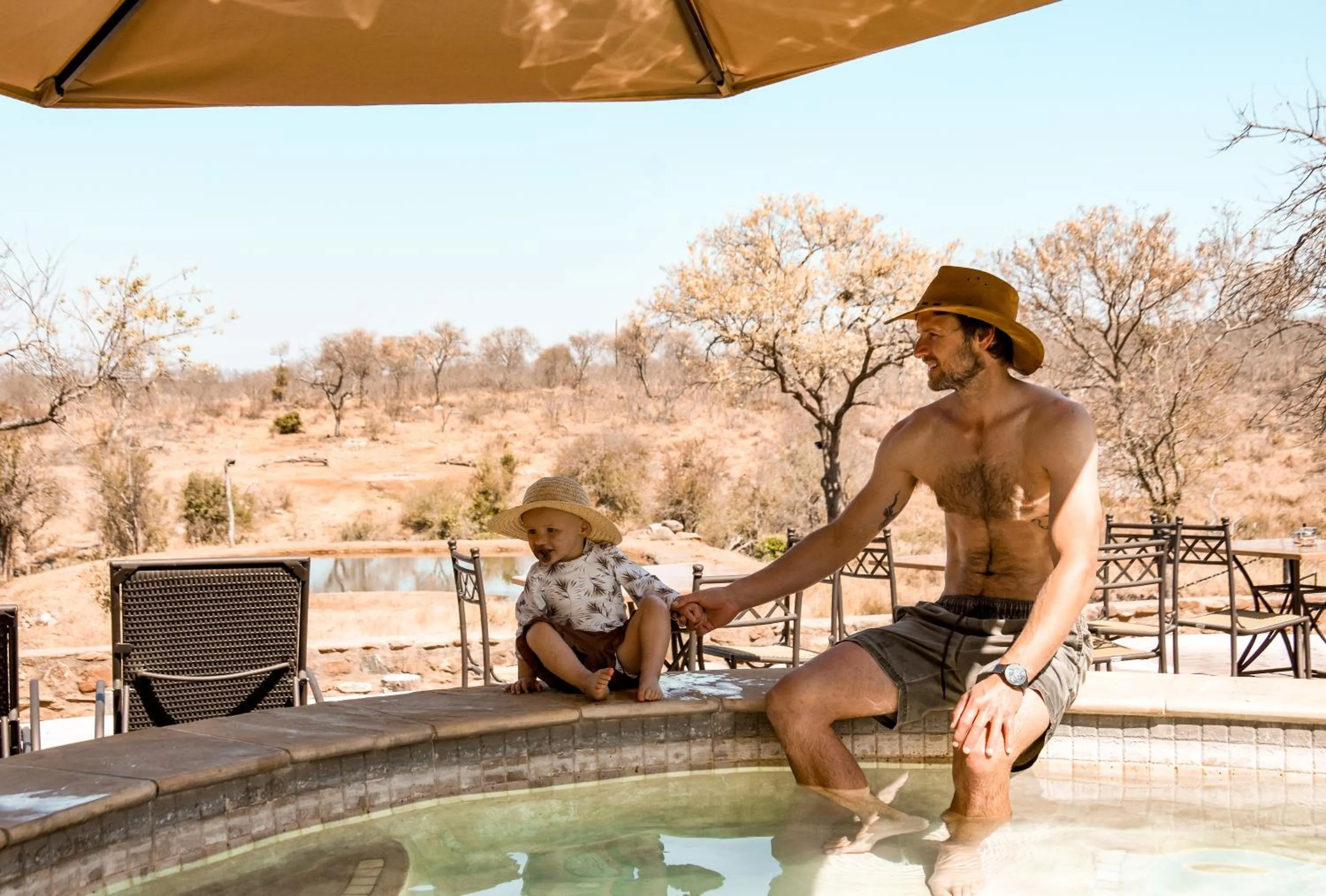 Patio in MILIMA Big 5 Safari Lodge