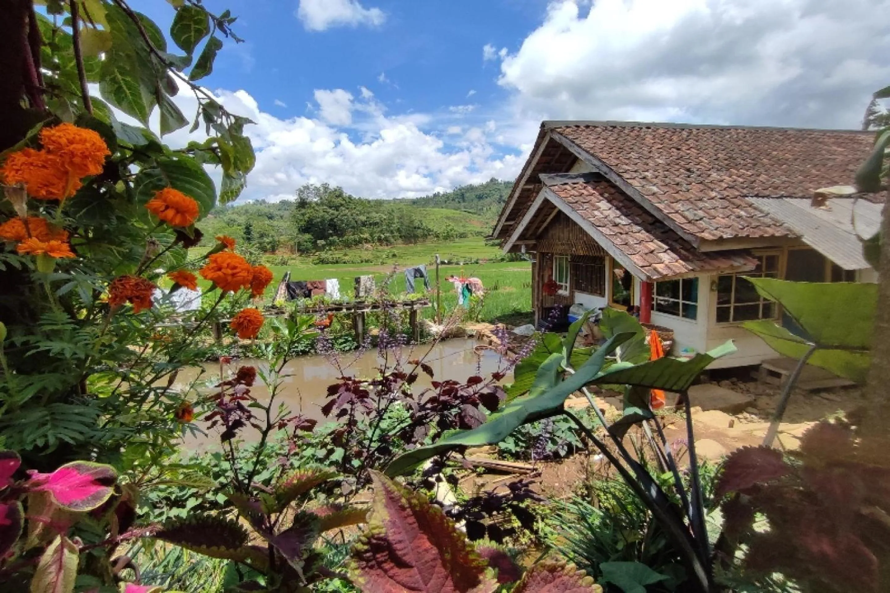 Facade/entrance in Hotel O Desa Wisata TarajuNearGunung Panggung
