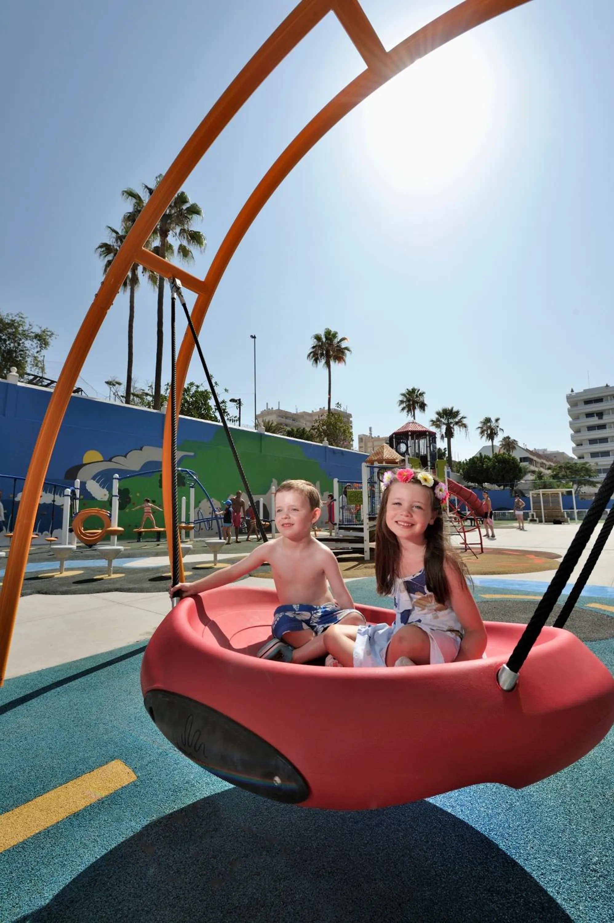 Children play ground in Spring Hotel Bitácora