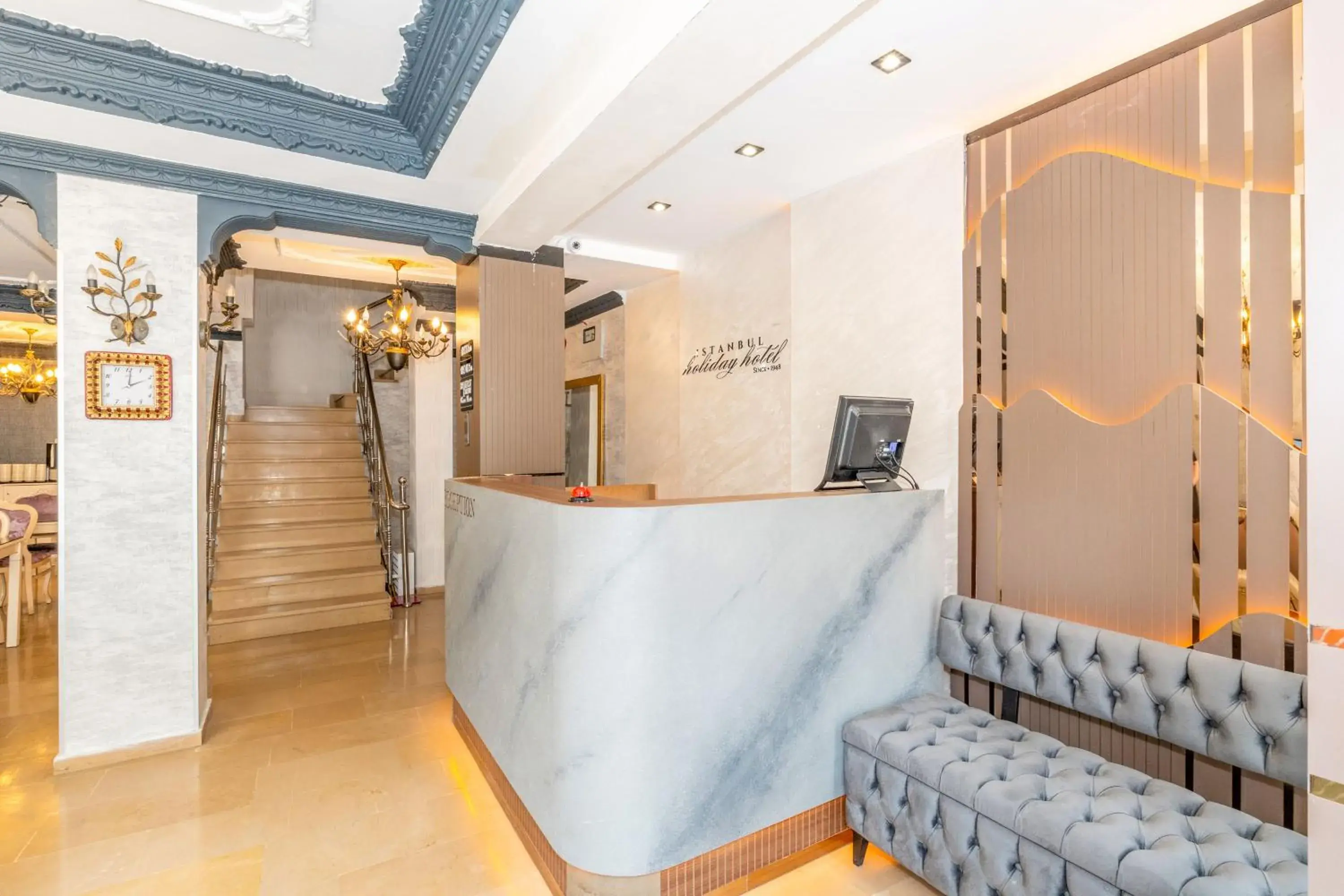 Lobby or reception in Istanbul Holiday Hotel Lobby or reception in Istanbul Holiday Hotel