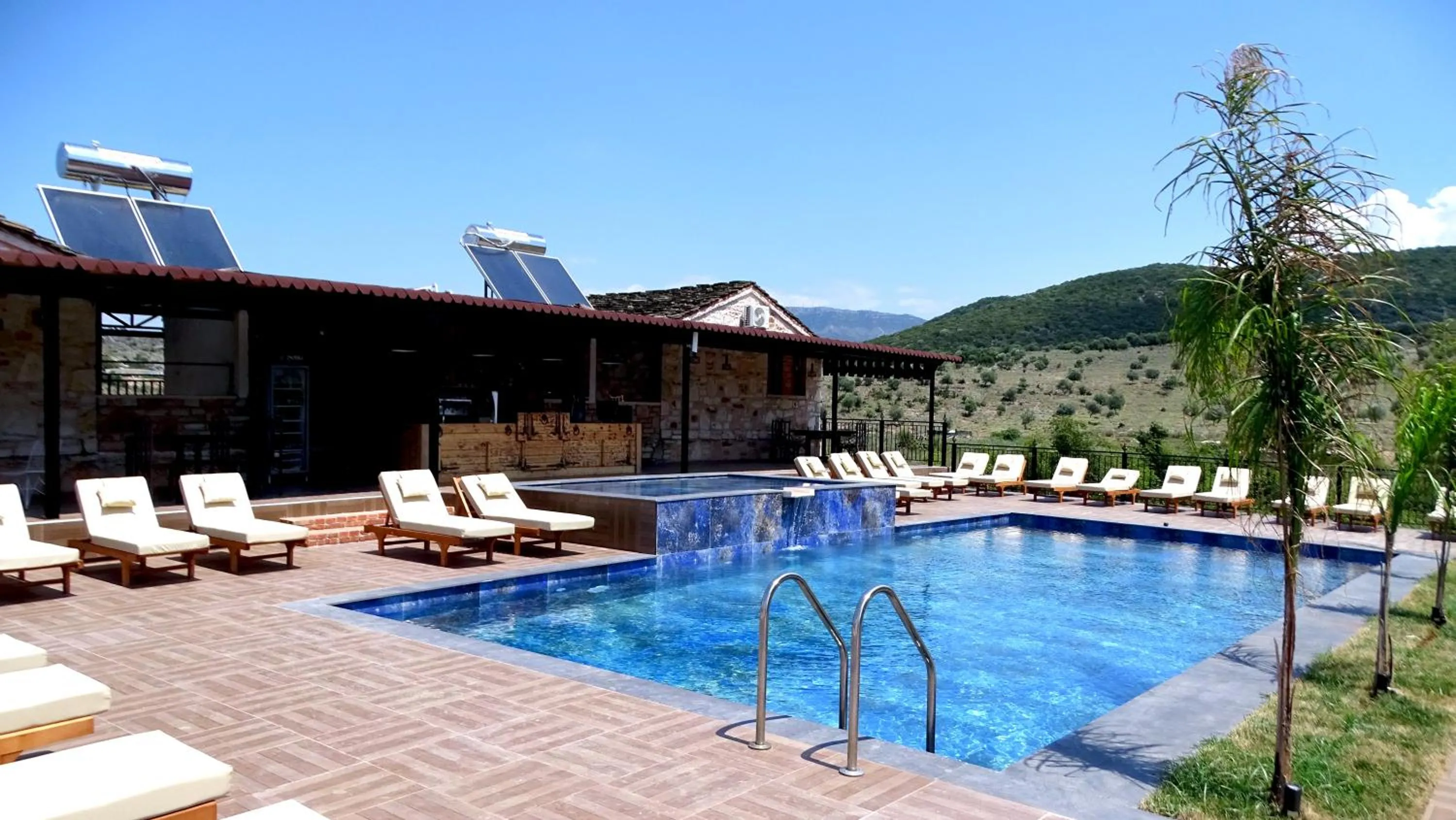 Swimming pool in Limni Resort