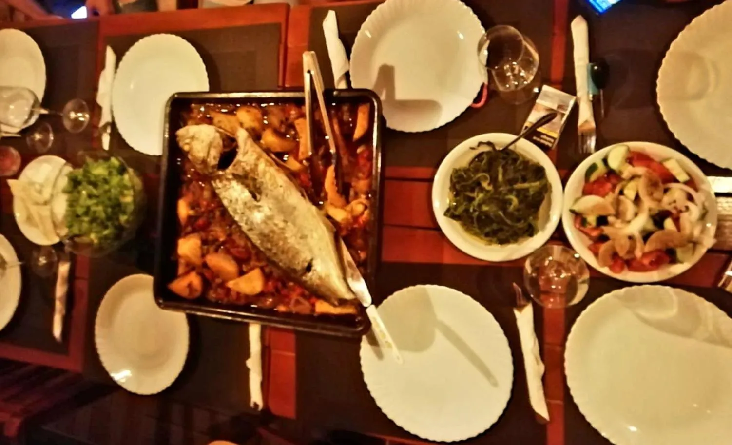 Food in Limni Resort