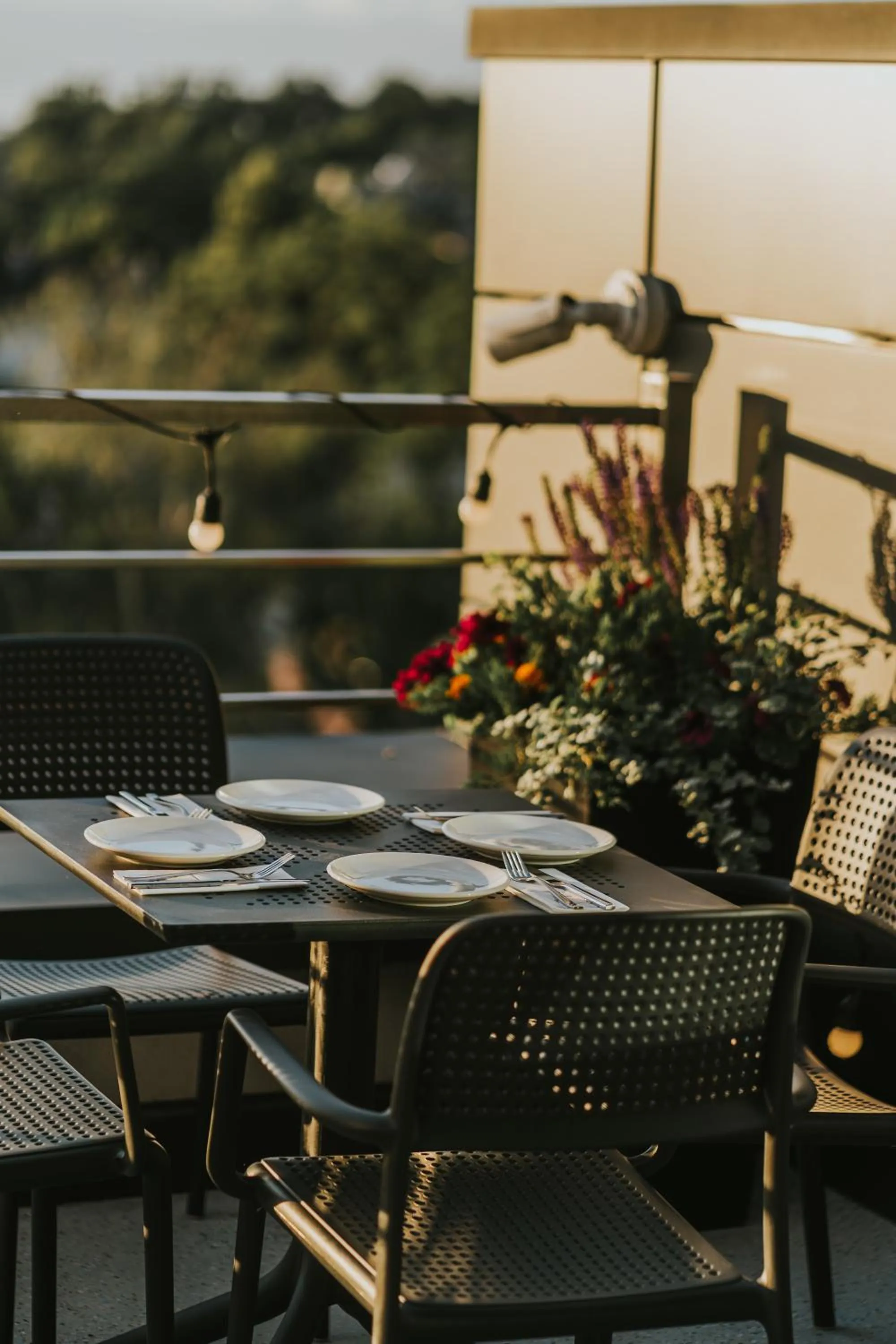 Restaurant/places to eat in Green Hotel