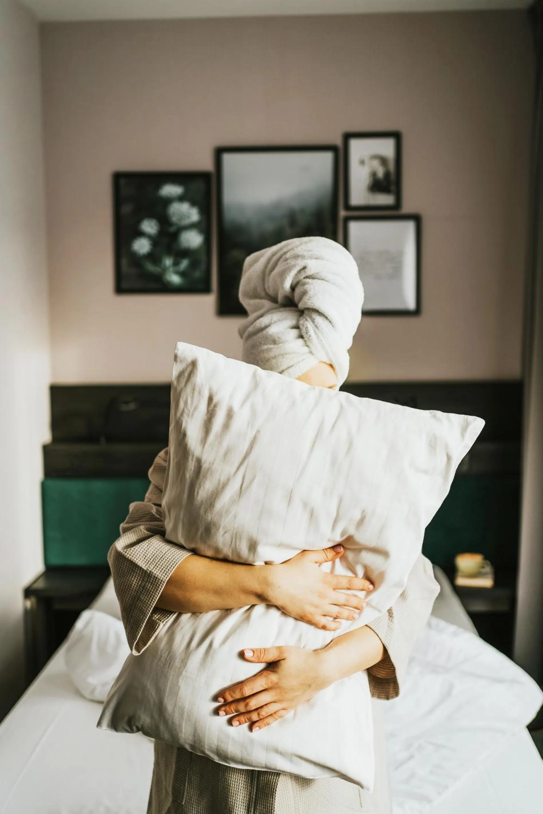 Photo of the whole room, Bed in Green Hotel