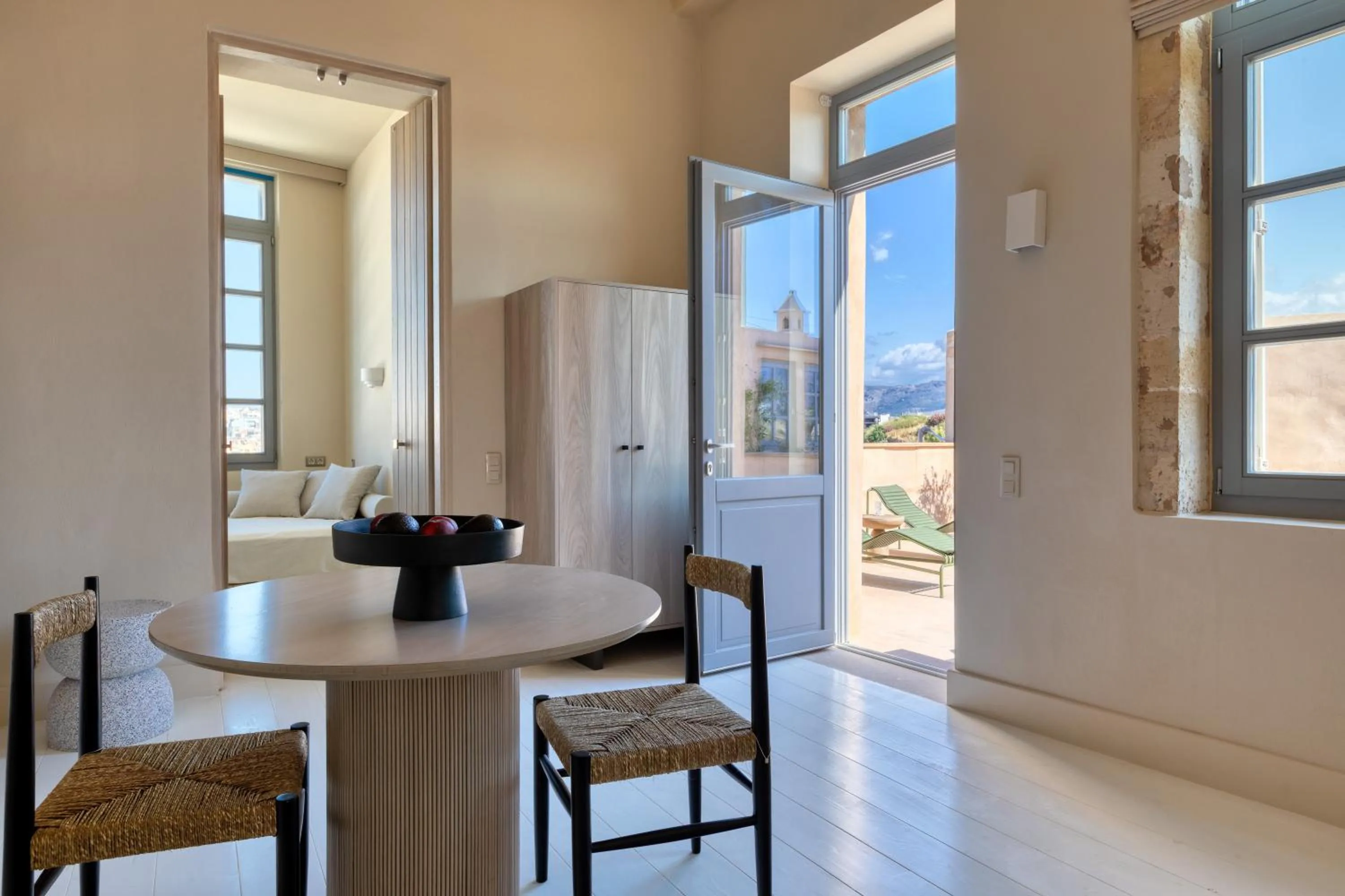 Living room in AZADE Chania