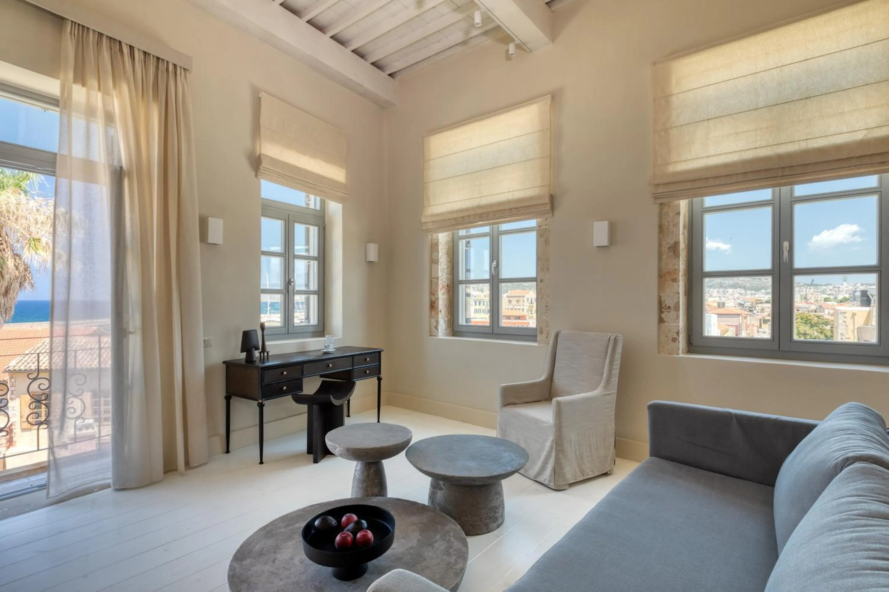 Living room in AZADE Chania
