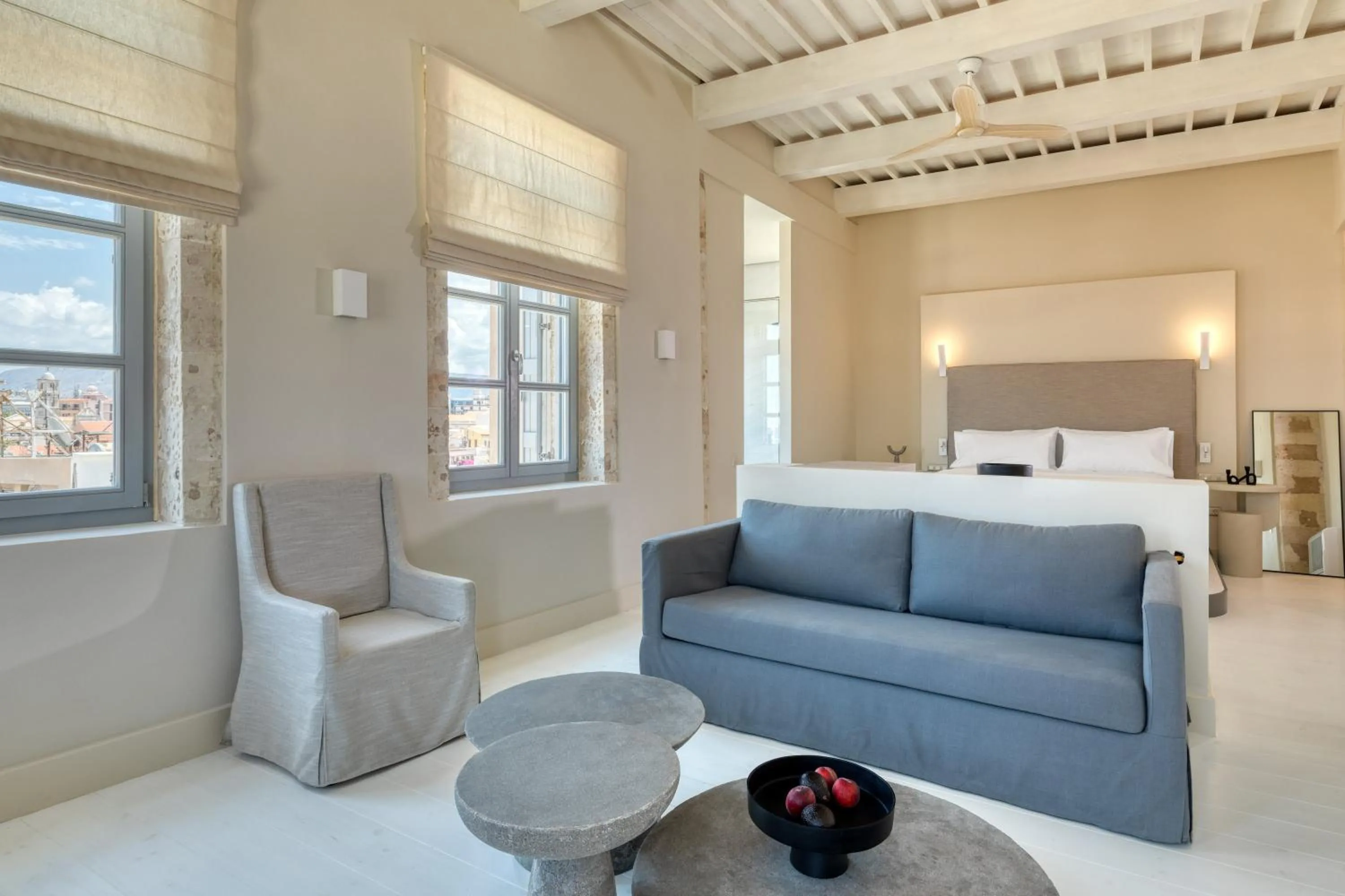 Photo of the whole room, Bed in AZADE Chania